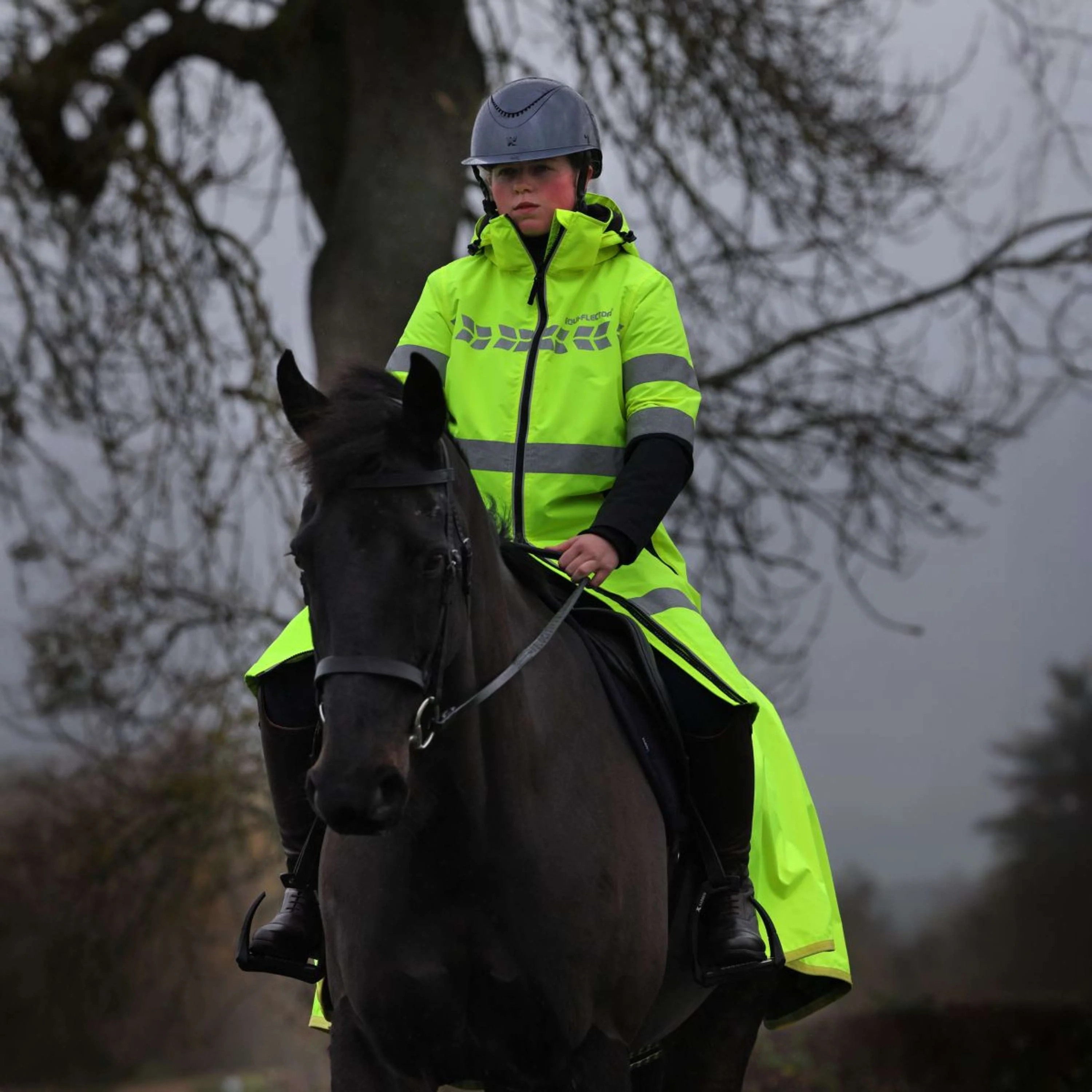 Equi-Flector by Shires Veste Réfléchissante Long Jaune - Image 48