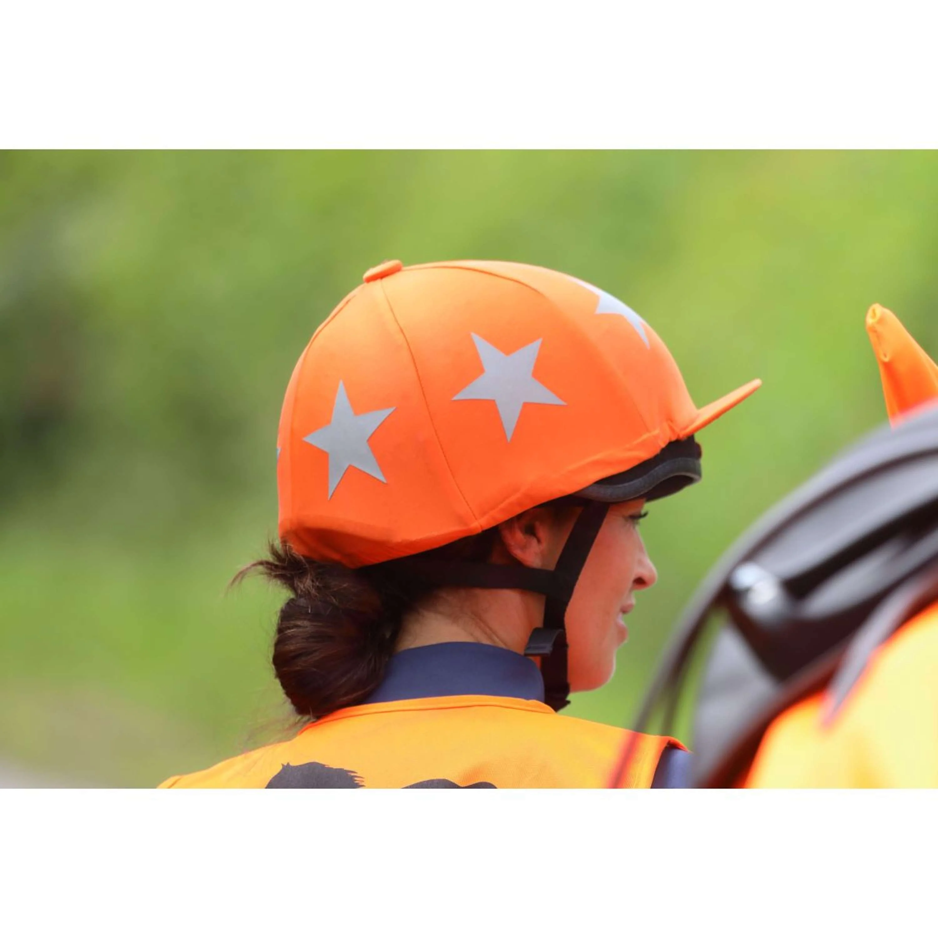 Equi-Flector by Shires Toque Team Orange - Image 2