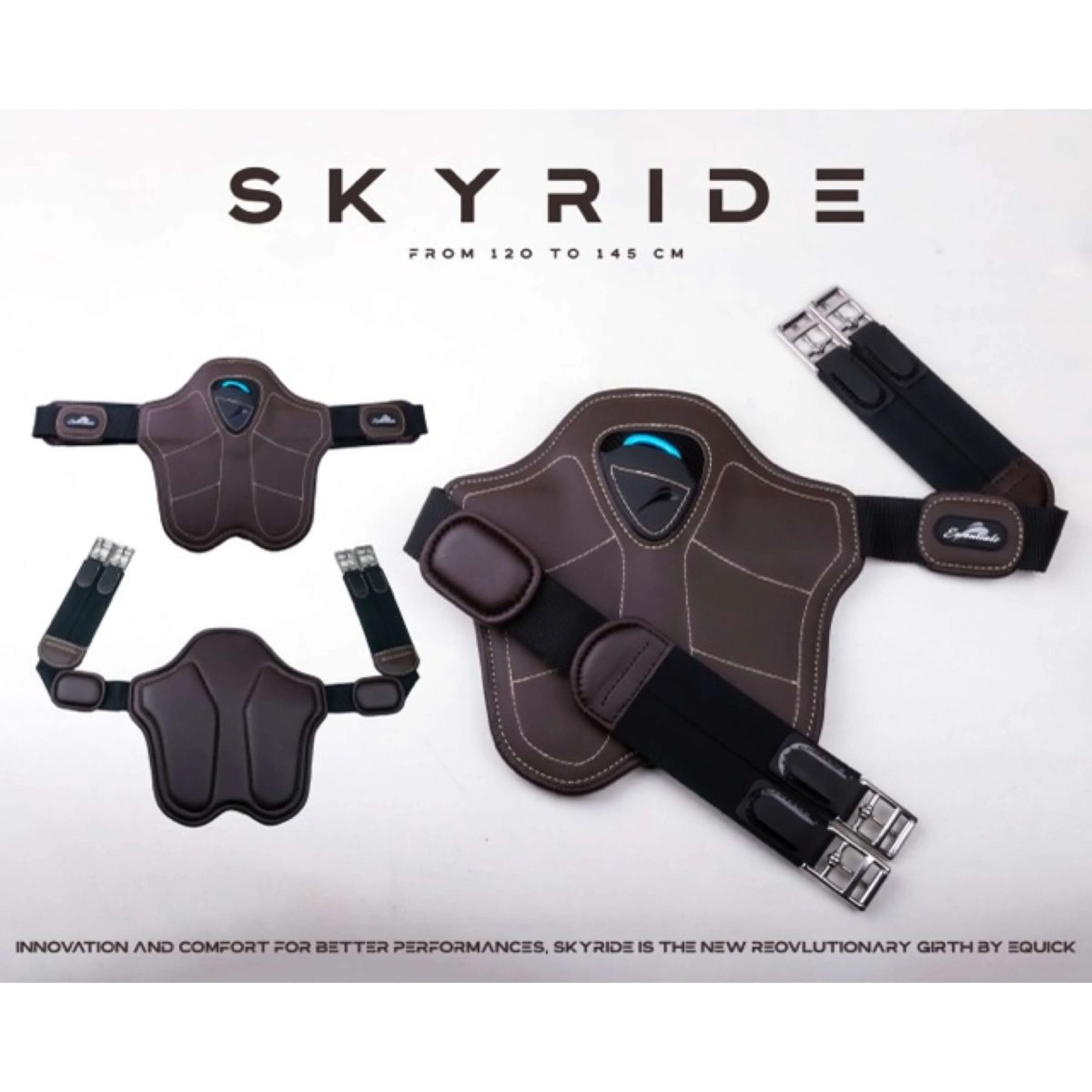 eQuick Sangle d'Obstacle Skyride Marron - Image 3