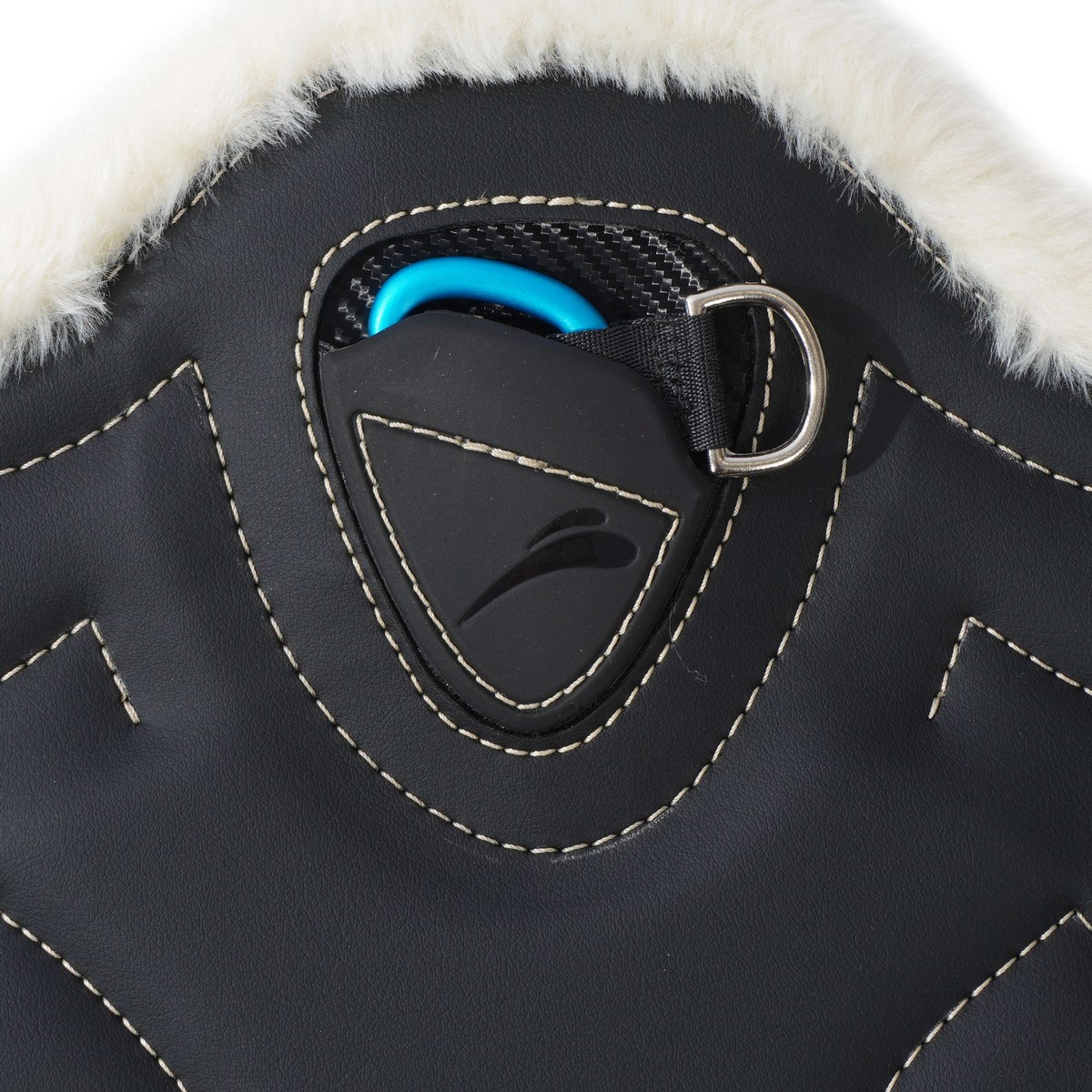 eQuick Sangle ES Jumping Stud Fluffy Noir - Image 3