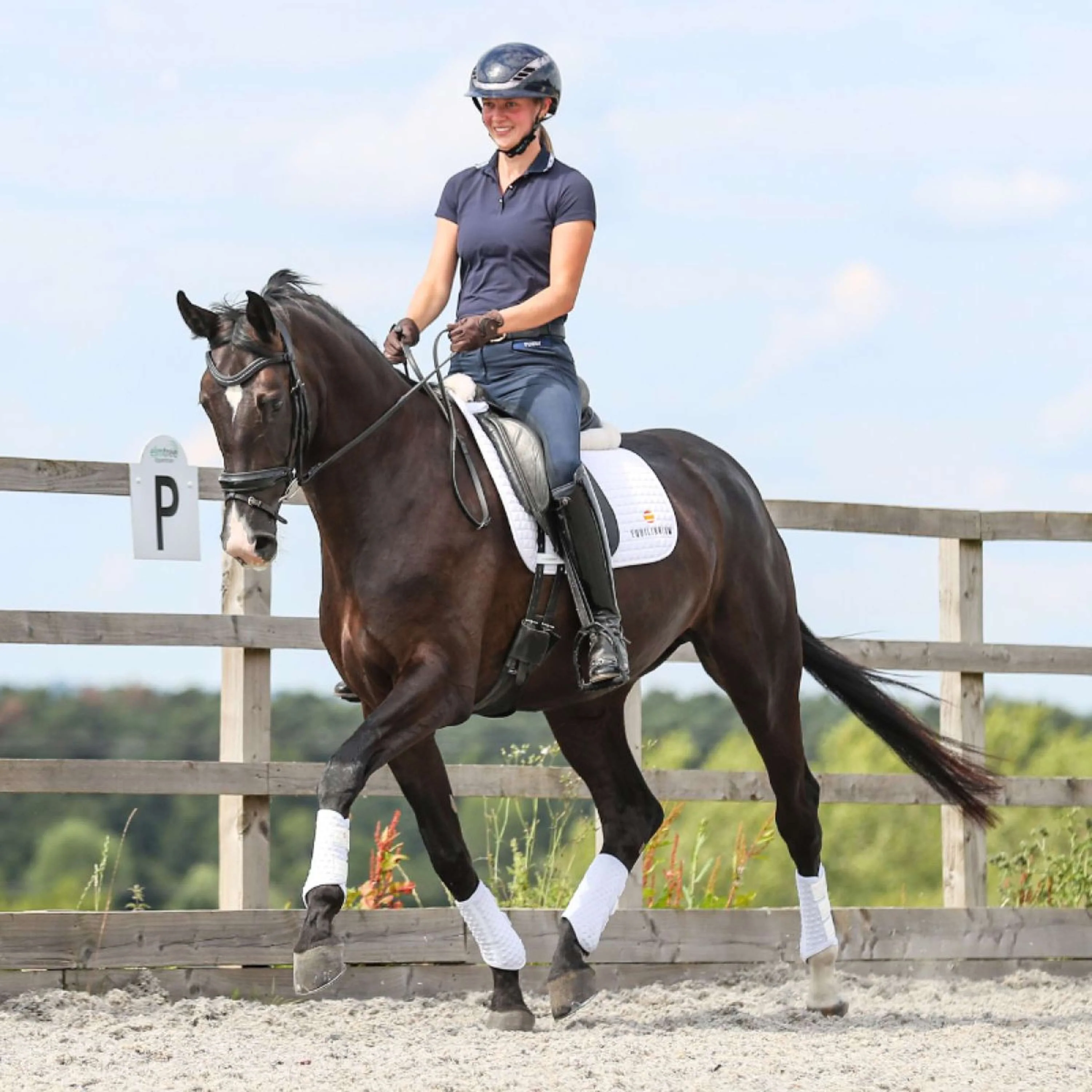 Equilibrium Guêtres Stretch & Flex Flatwork Blanc - Image 5
