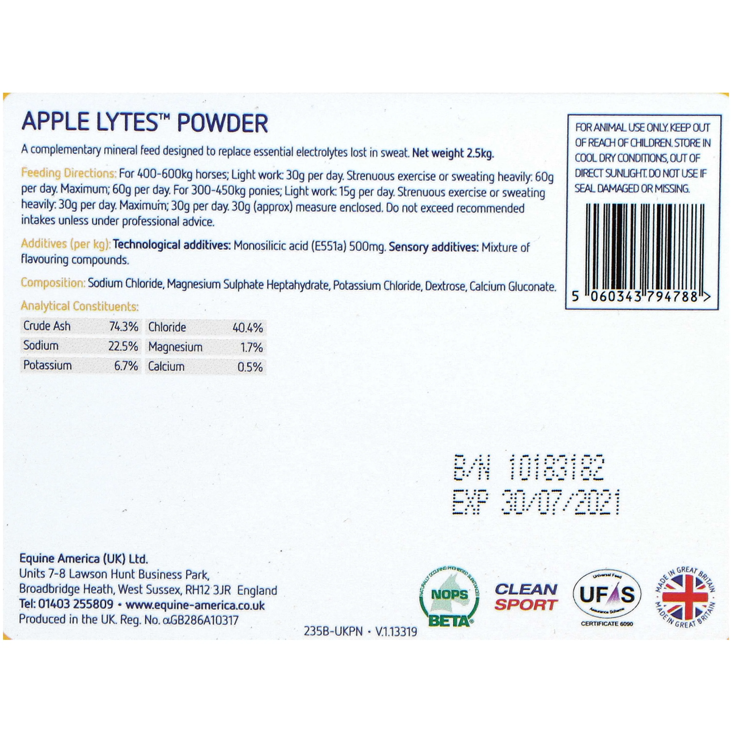 Equine America Apple Lytes Elektrolytes - Image 4