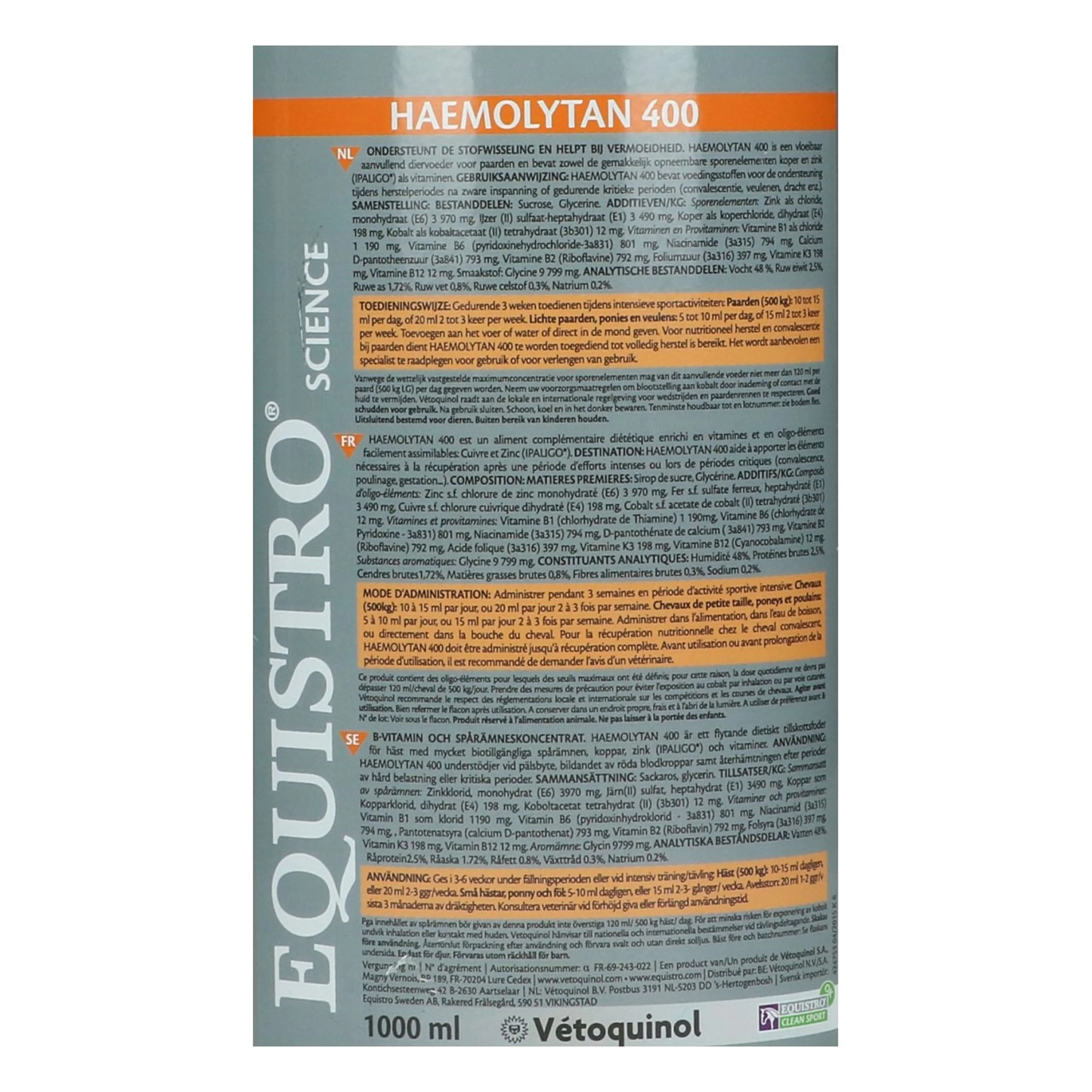 Equistro Haemolytan 400 Cheval - Image 4