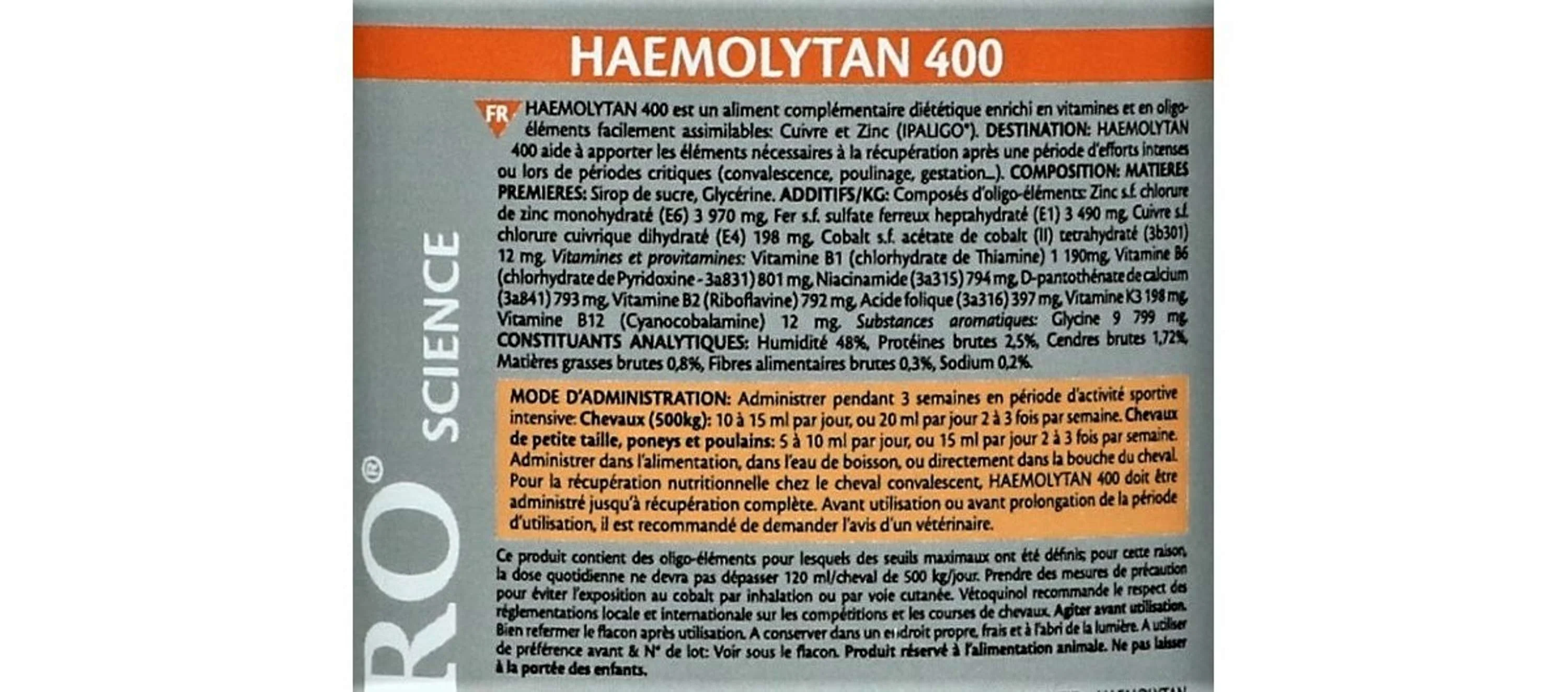 Equistro Haemolytan 400 Cheval - Image 5