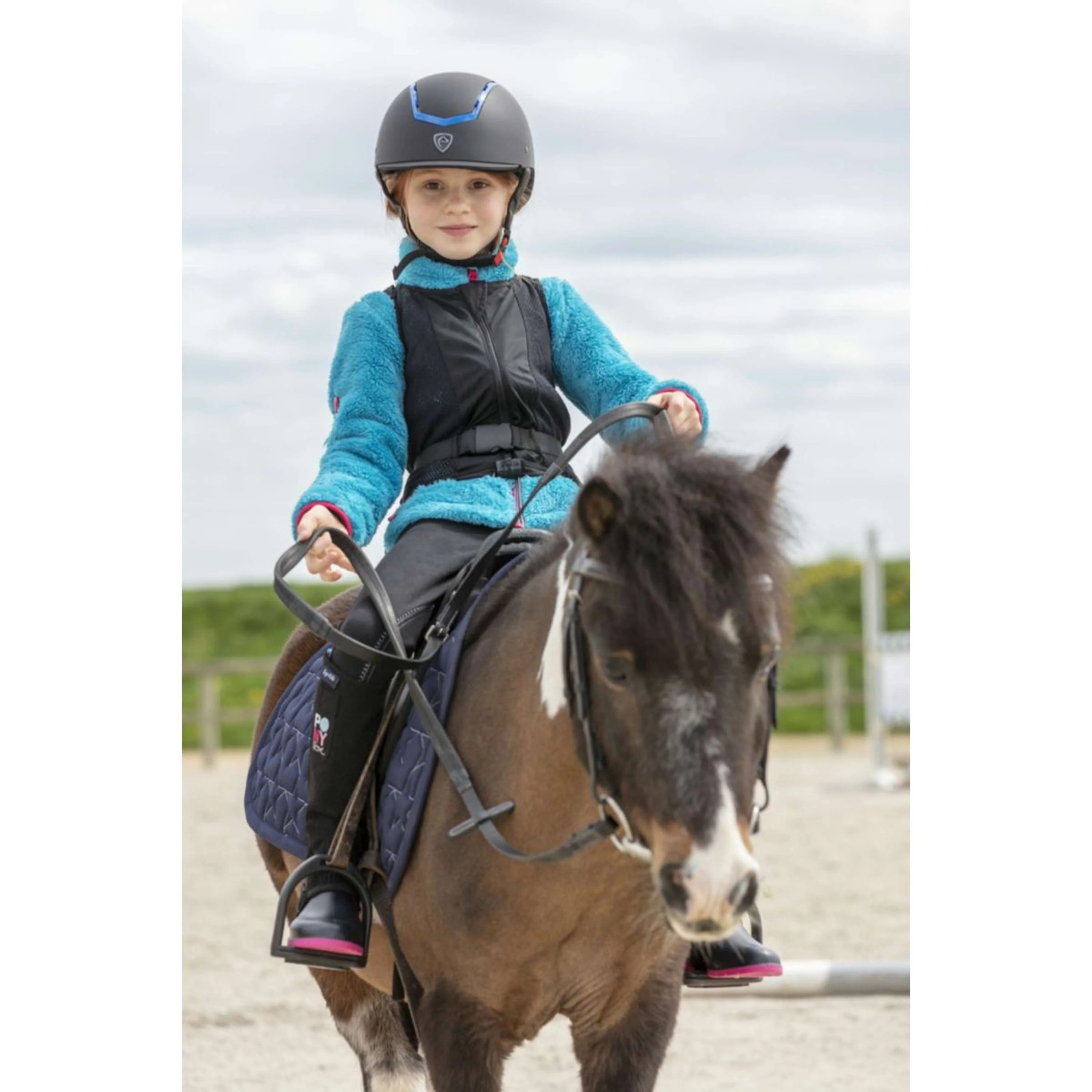EQUITHÈME Gilet de Protectin Mesh Enfants Noir - Image 2