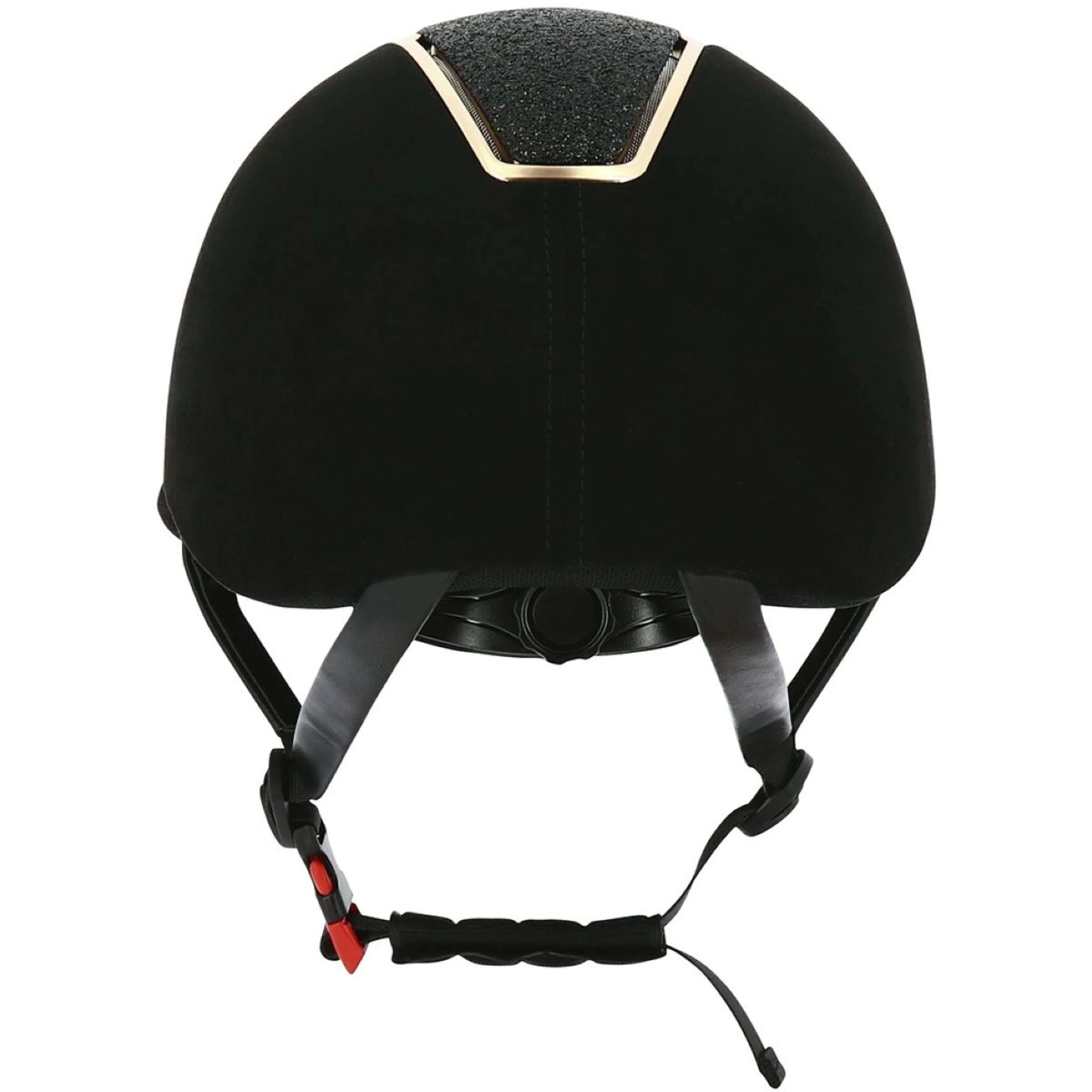 EQUITHÈME Bombe Glint Lamé Noir/Or Rose - Image 4