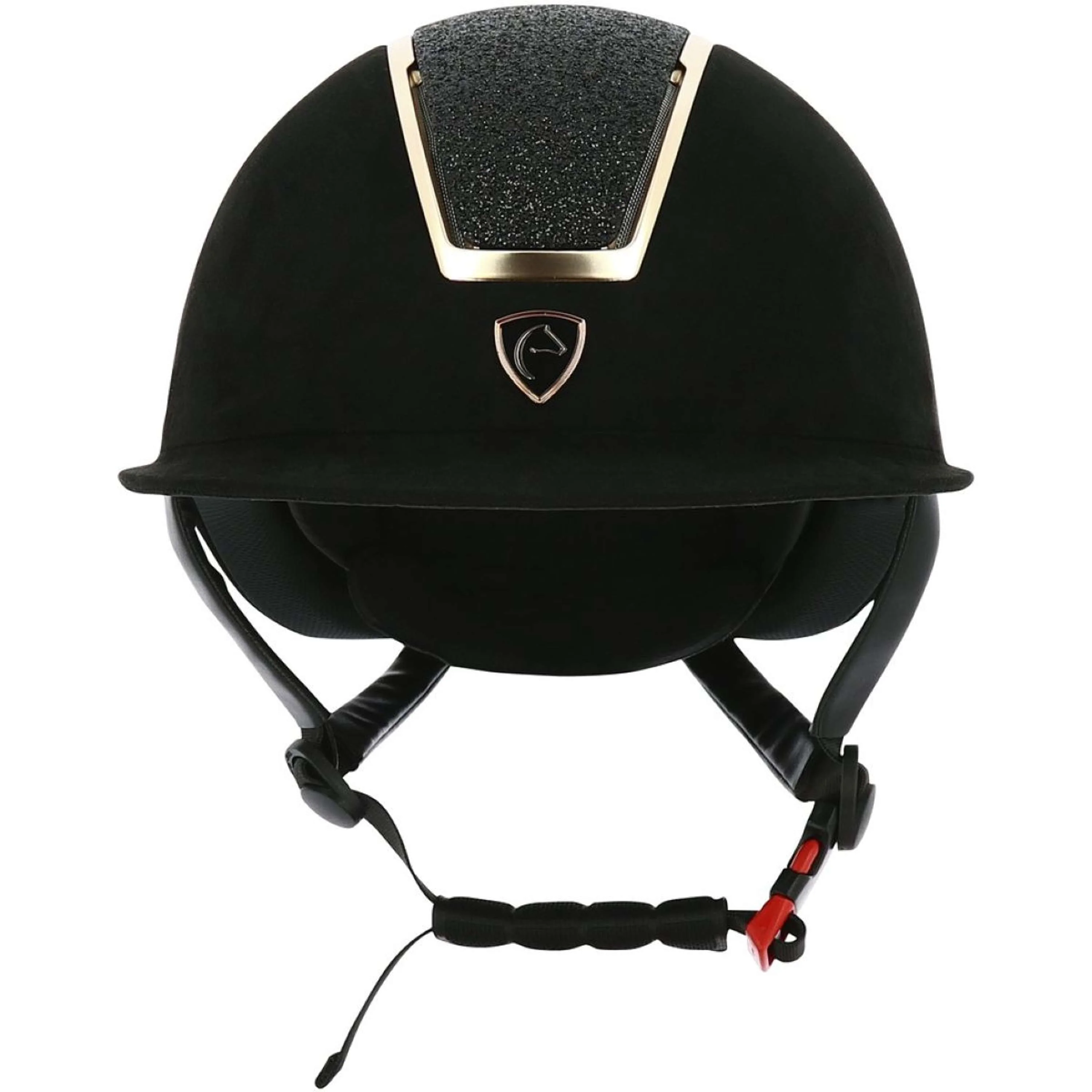 EQUITHÈME Bombe Glint Lamé Noir/Or Rose - Image 5