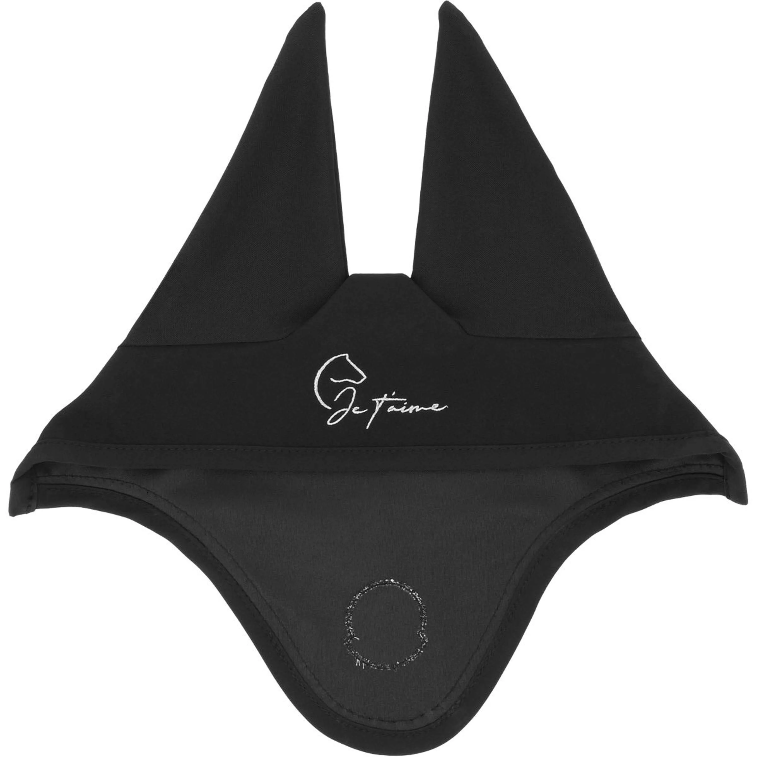 EQUITHÈME Bonnet Anti-Mouches Je Taime Origin Noir - Image 2