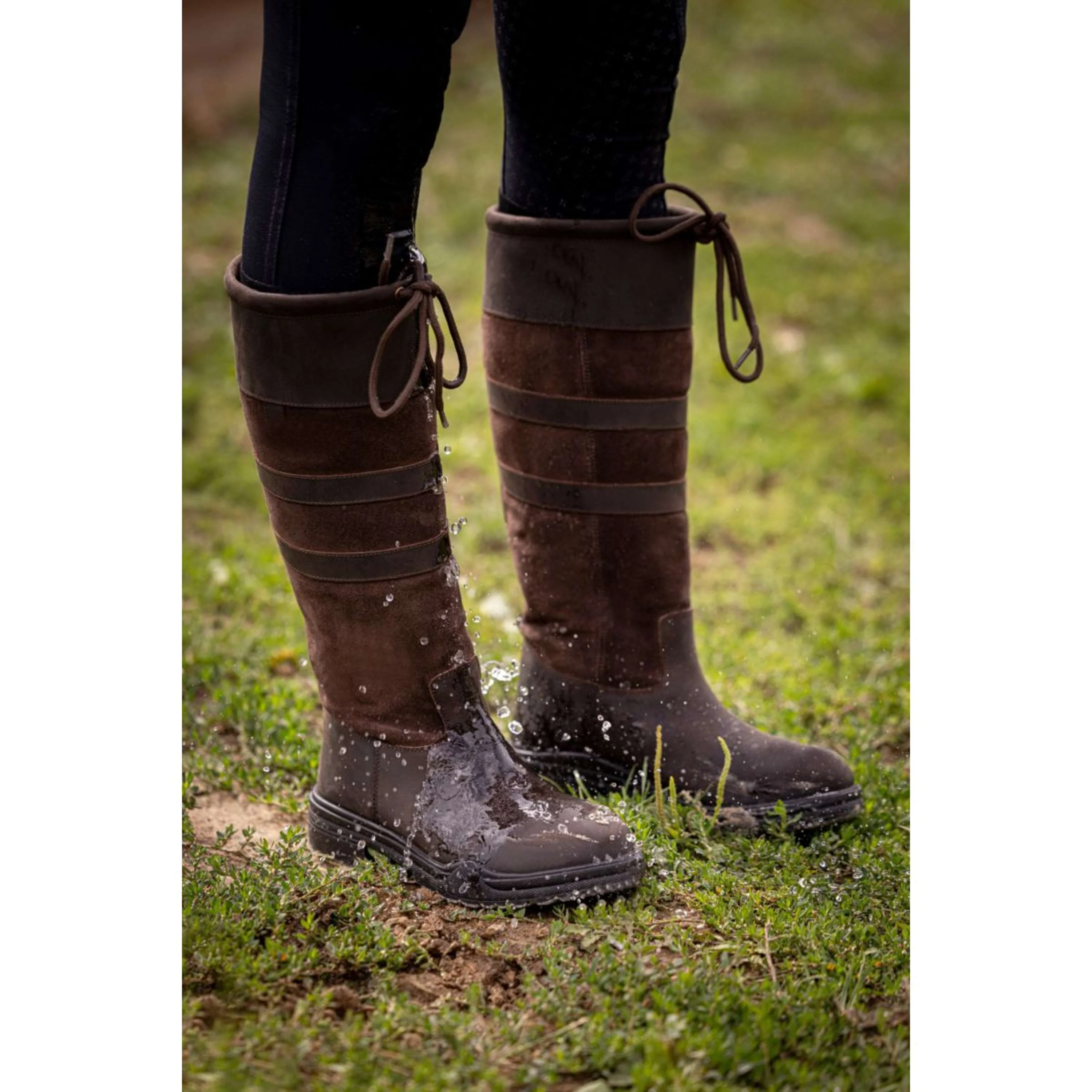 EQUITHÈME Bottes d'Extérieur Marron - Image 5