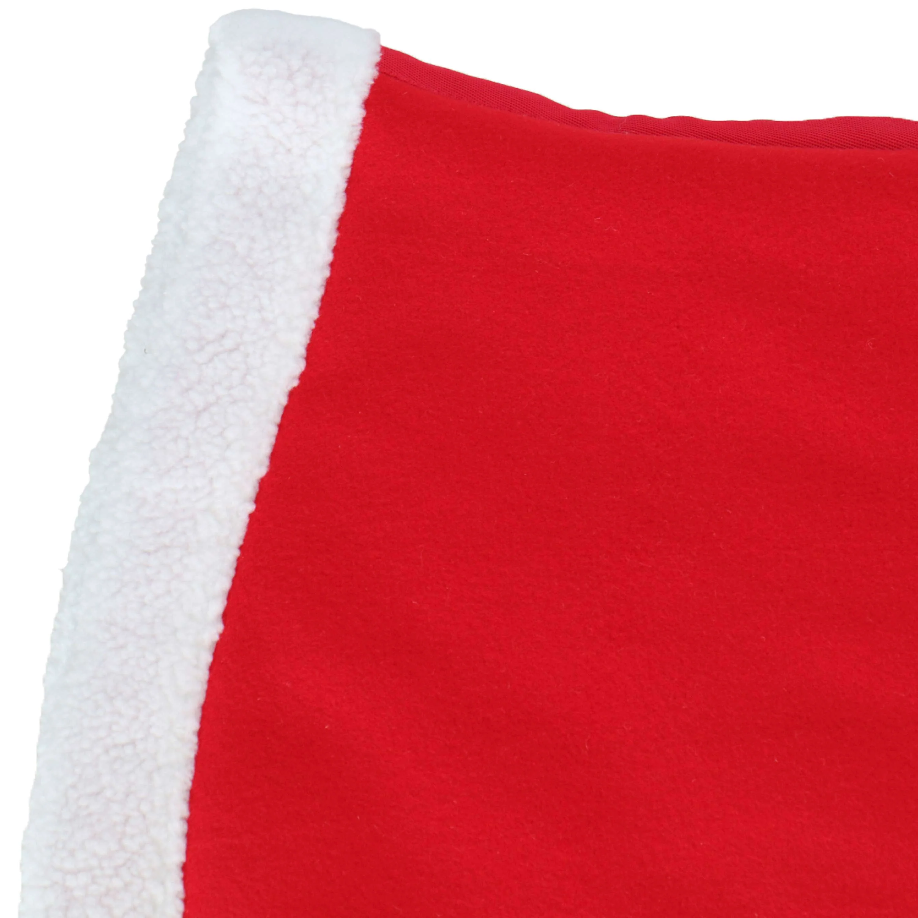 EQUITHÈME Tapis de Selle Noël Rouge - Image 3
