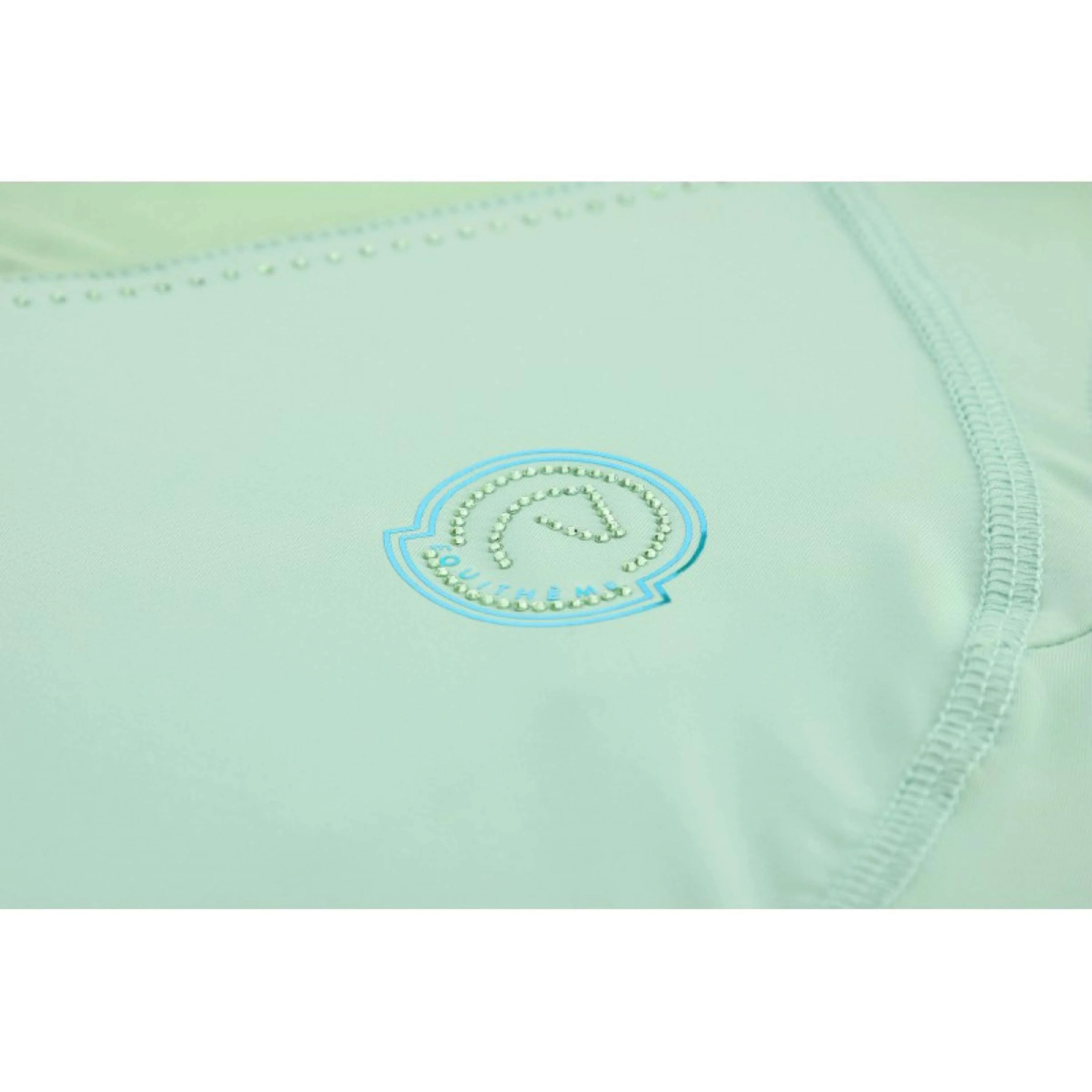 EQUITHÈME Chemise Carla Sans Manche Menthe/Vert - Image 3
