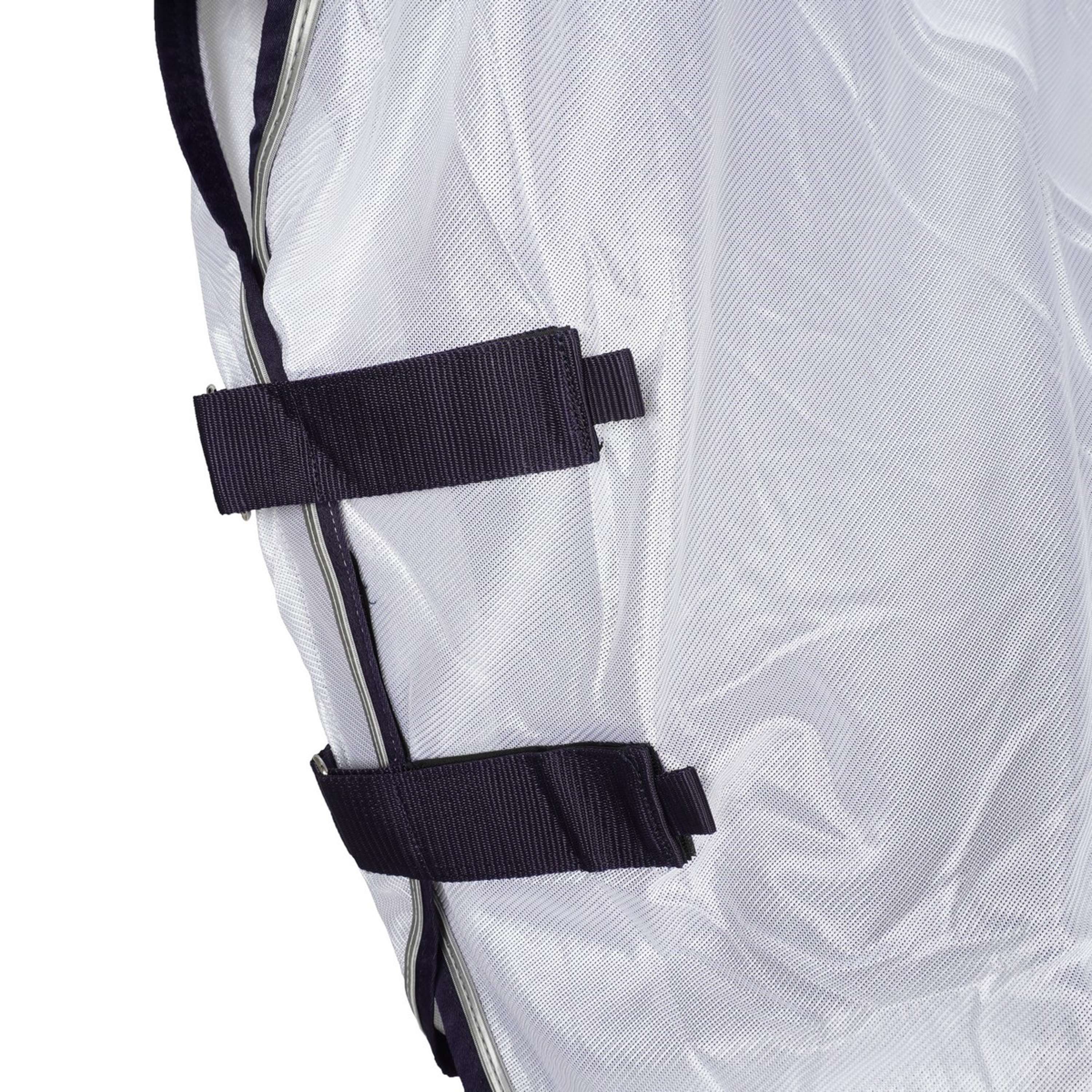EQUITHÈME Couverture Anti-Mouches Mesh Summer Blanc - Image 6