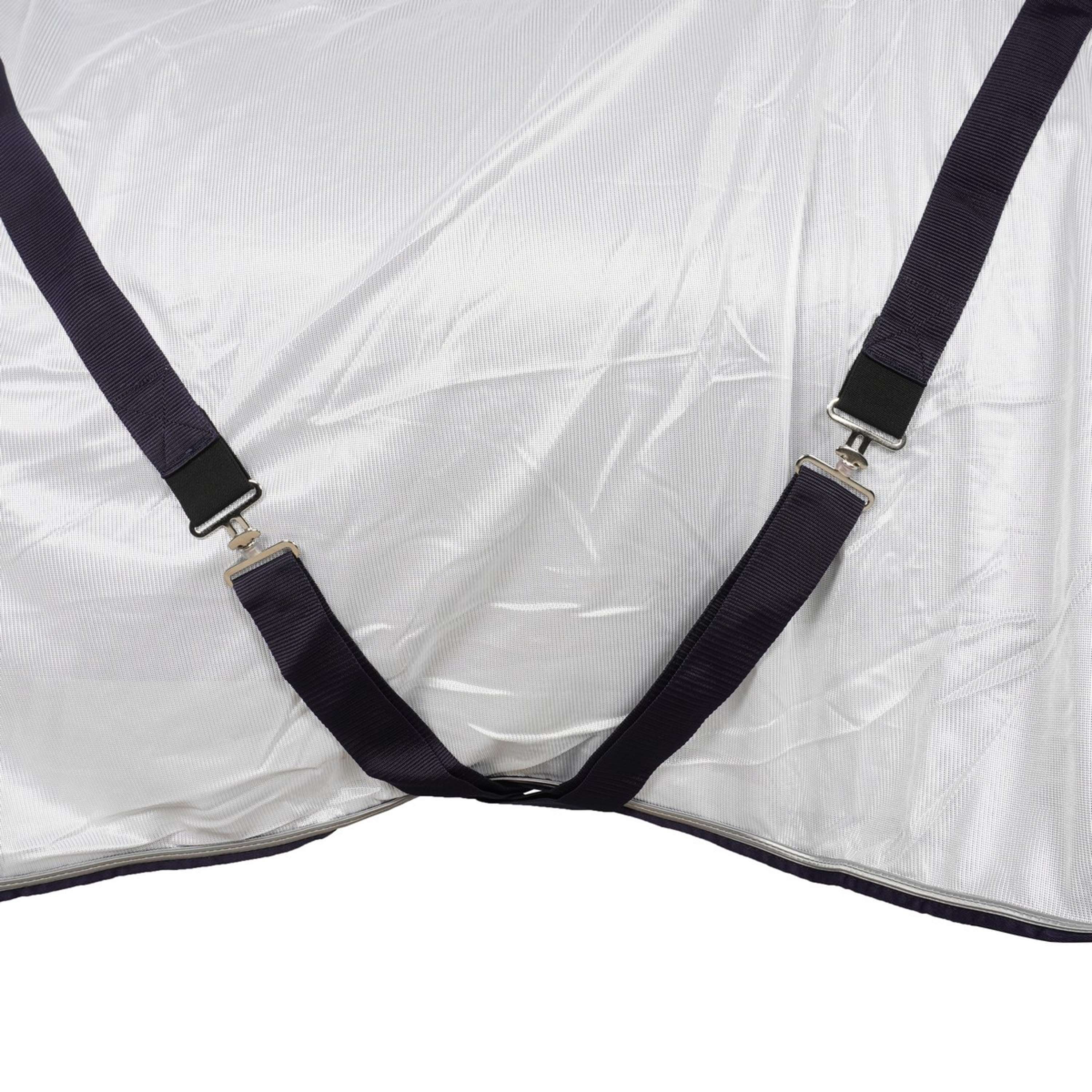 EQUITHÈME Couverture Anti-Mouches Mesh Summer Blanc - Image 8