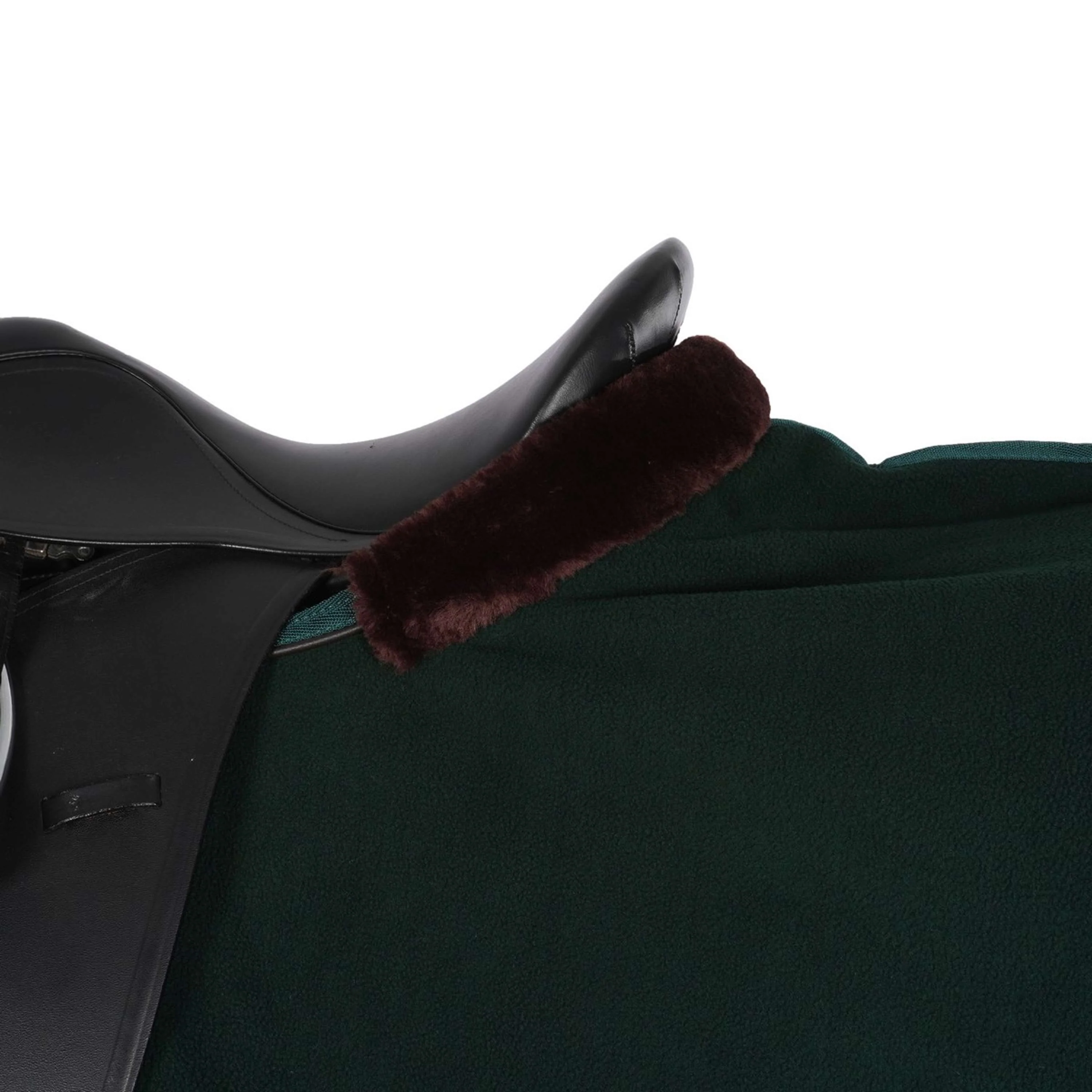EQUITHÈME Couvre-reins Teddy Fleece Vert - Image 4