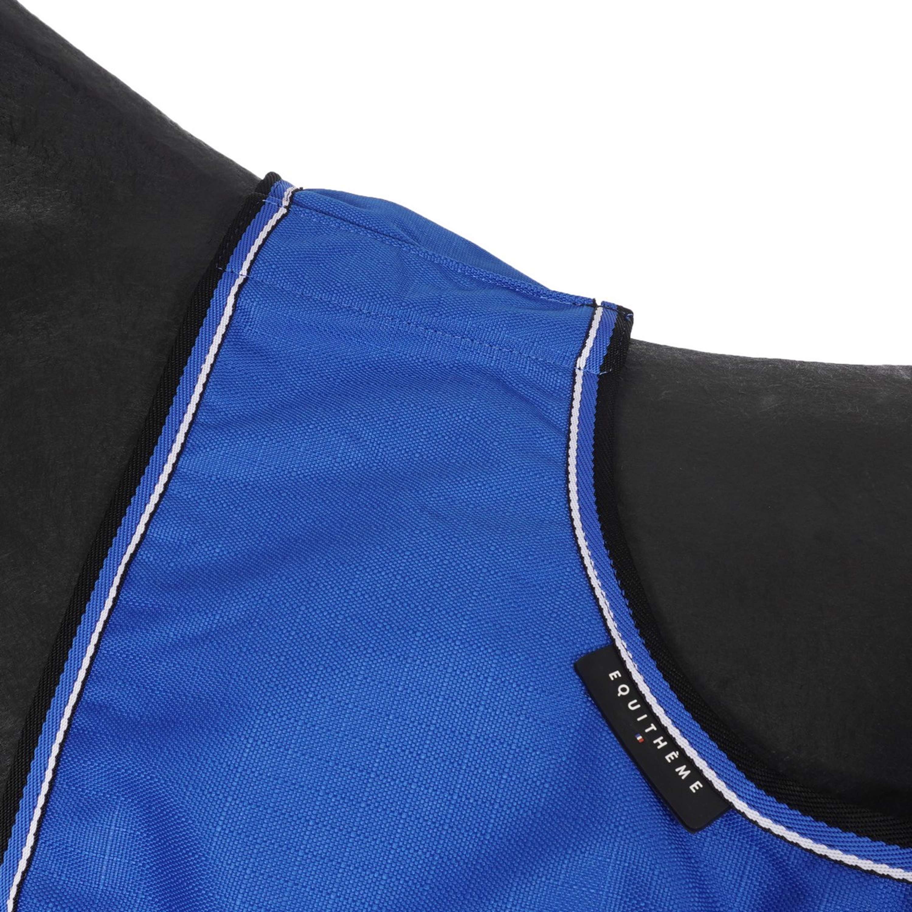 EQUITHÈME Couvre-reins Tyrex 1200D Fleece Bleu/Noir - Image 2