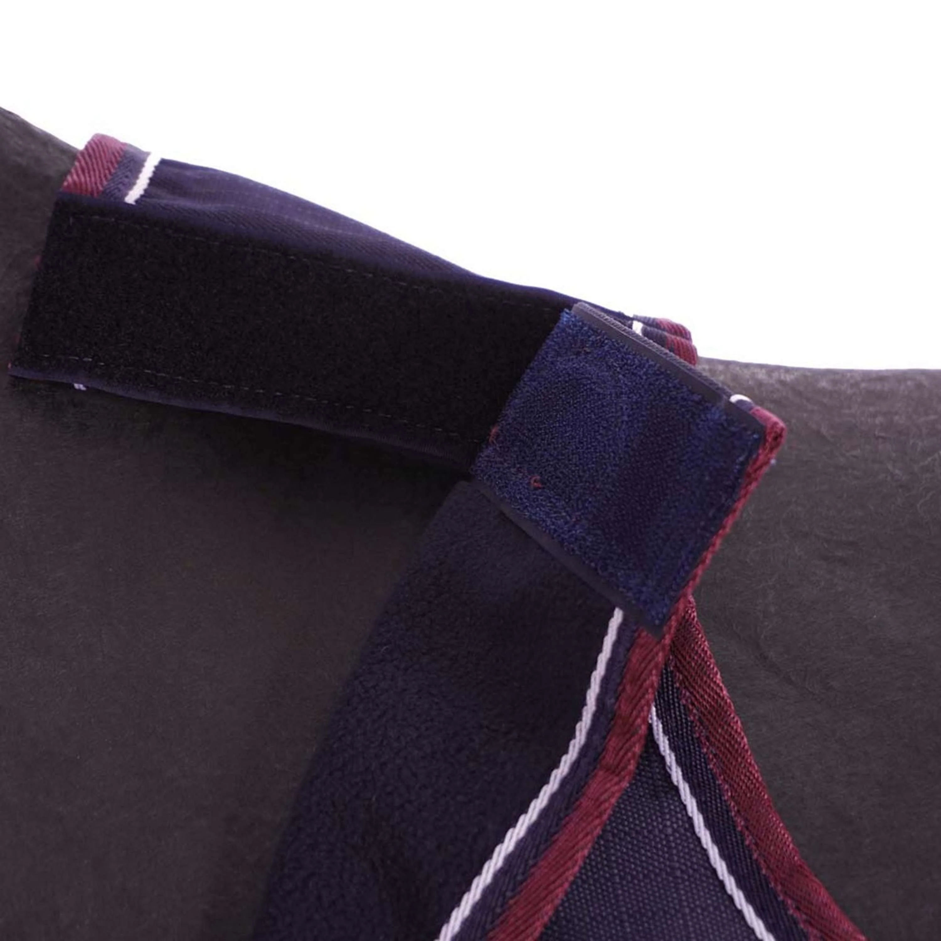 EQUITHÈME Couvre-reins Tyrex 1200D Polar Fleece Marine/Bordeaux - Image 3
