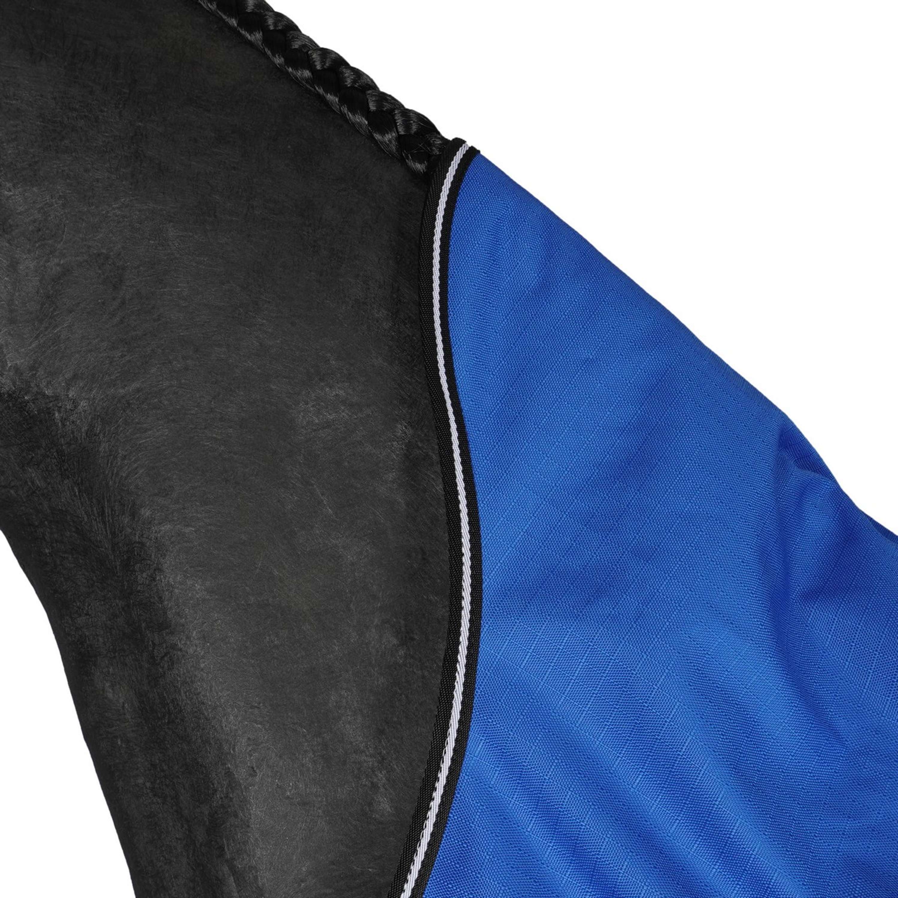 EQUITHÈME Couverture d'Extérieur Tyrex 1200D 0g Aisance High Neck Bleu Royal - Image 6