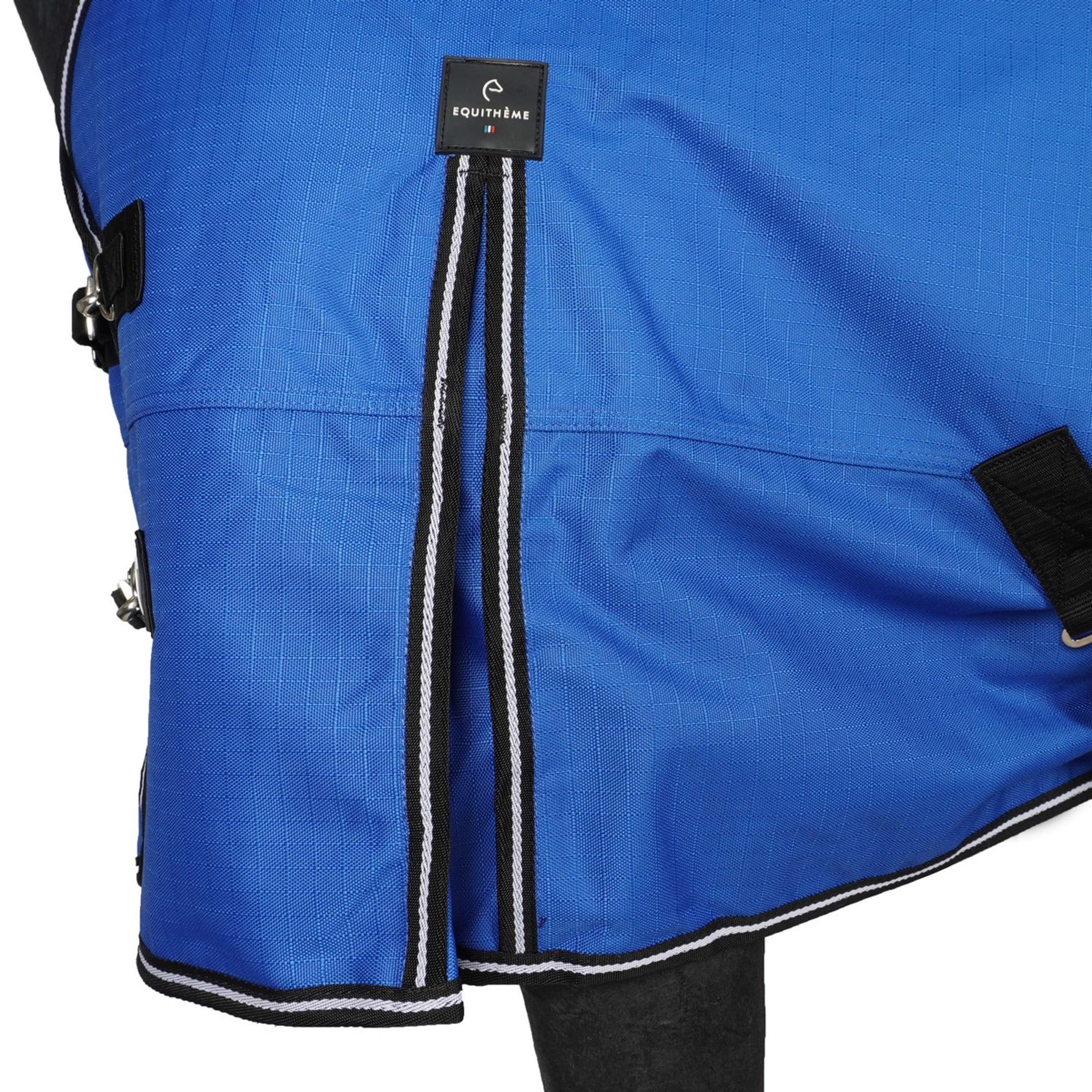 EQUITHÈME Couverture d'Extérieur Tyrex 1200D 0g Aisance High Neck Bleu Royal - Image 7
