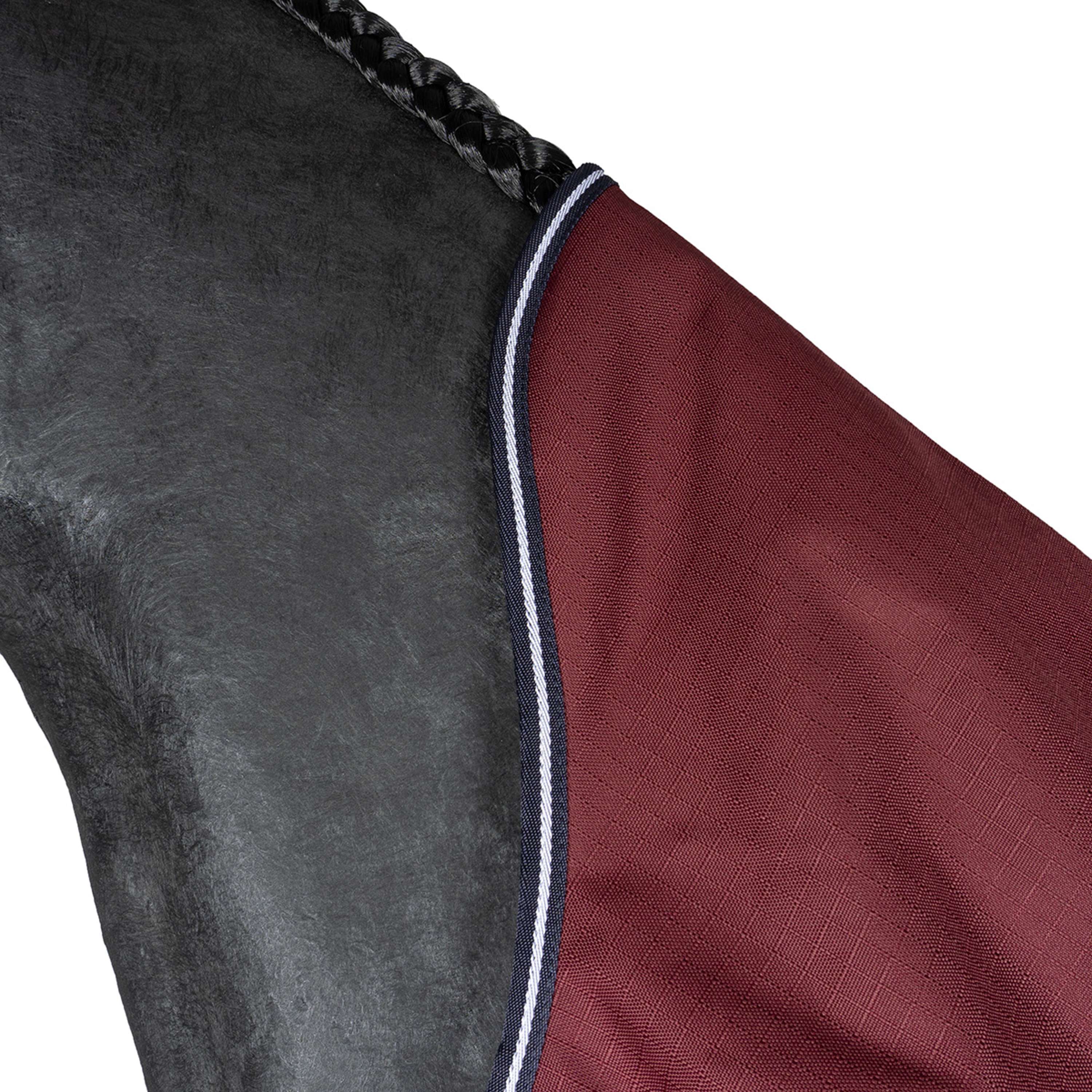 EQUITHÈME Couverture d'Extérieur Tyrex 1200D 0g High Neck Bordeaux - Image 7