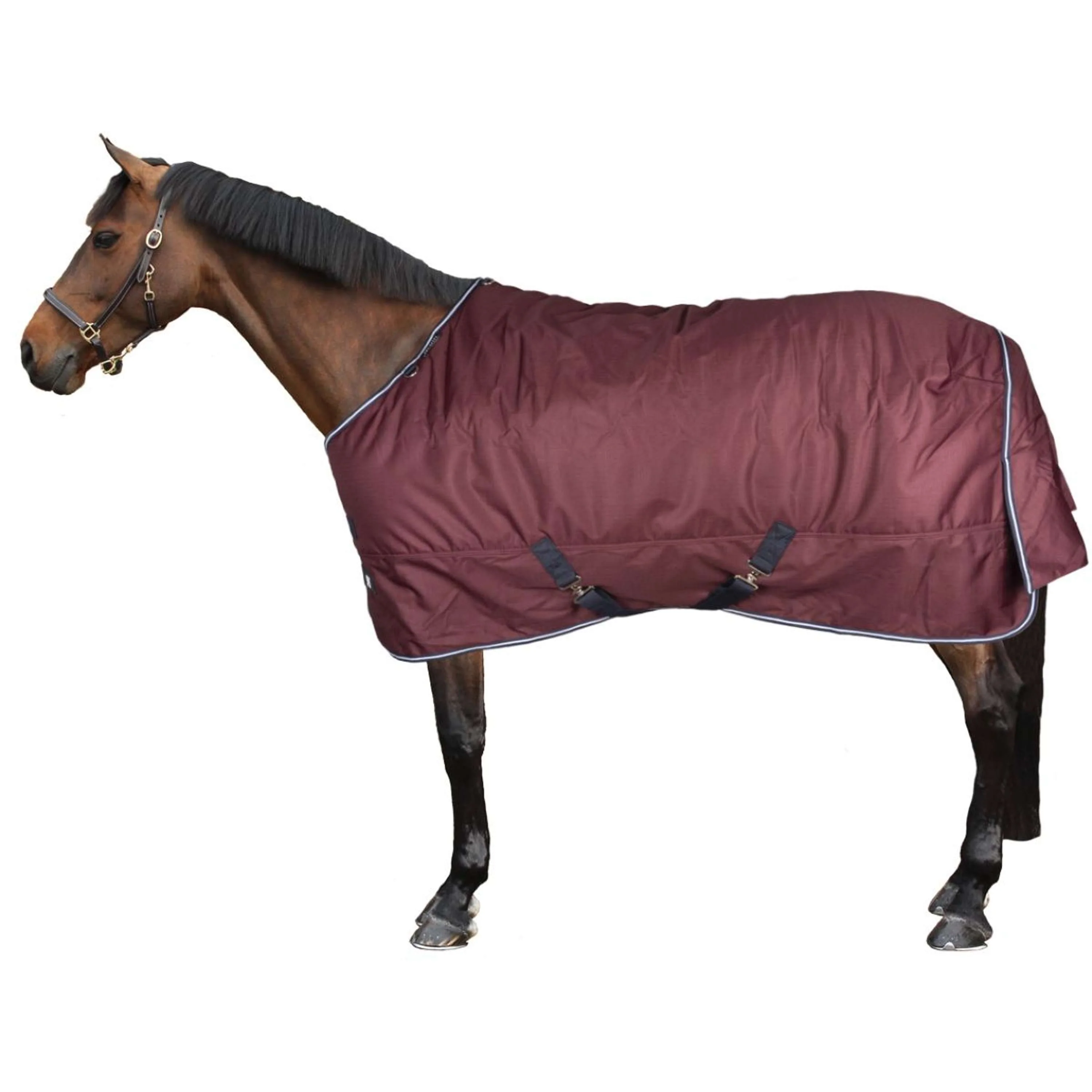 EQUITHÈME Couverture d'Extérieur Tyrex 1200D 150g Standard Bordeaux - Image 2
