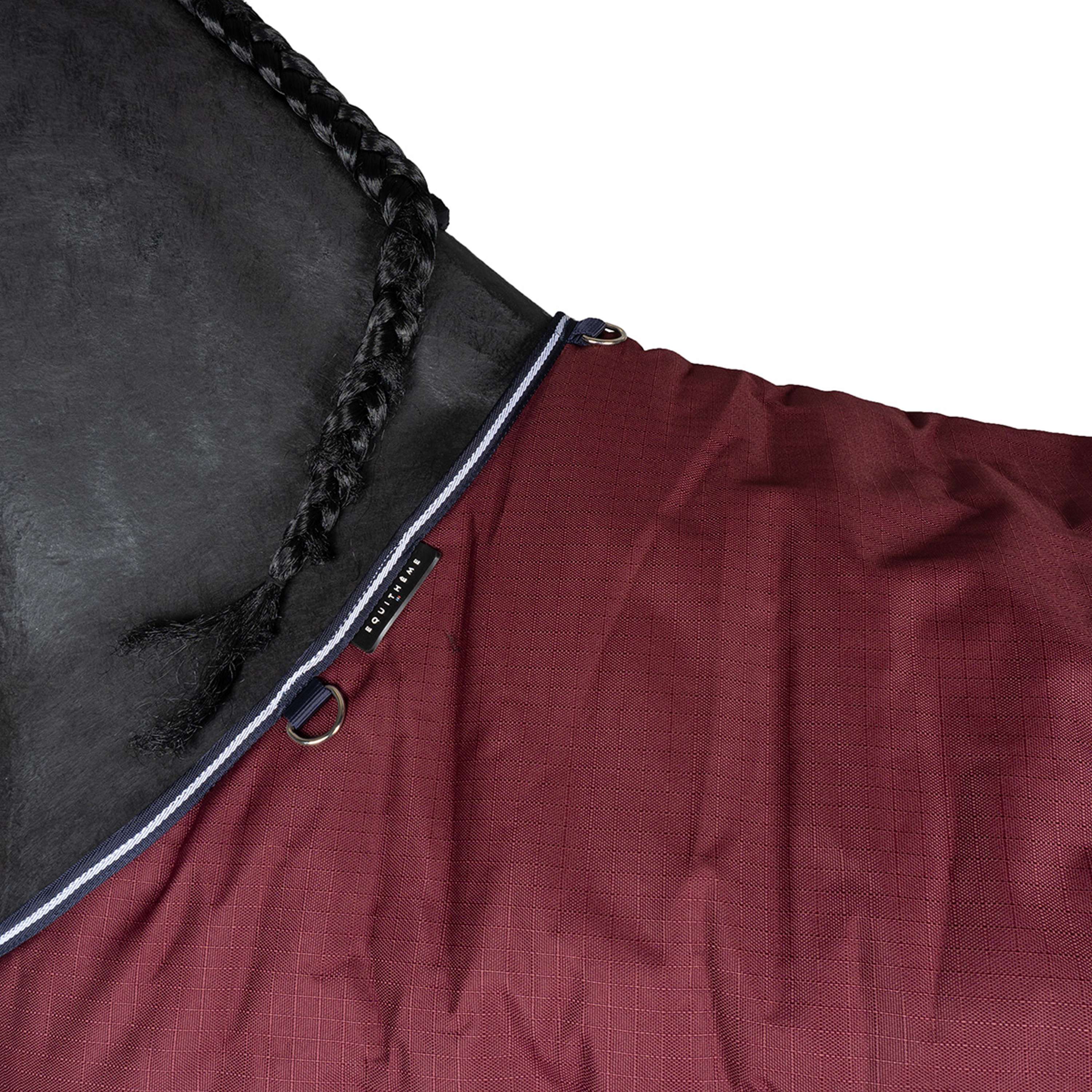 EQUITHÈME Couverture d'Extérieur Tyrex 1200D 150g Standard Bordeaux - Image 6
