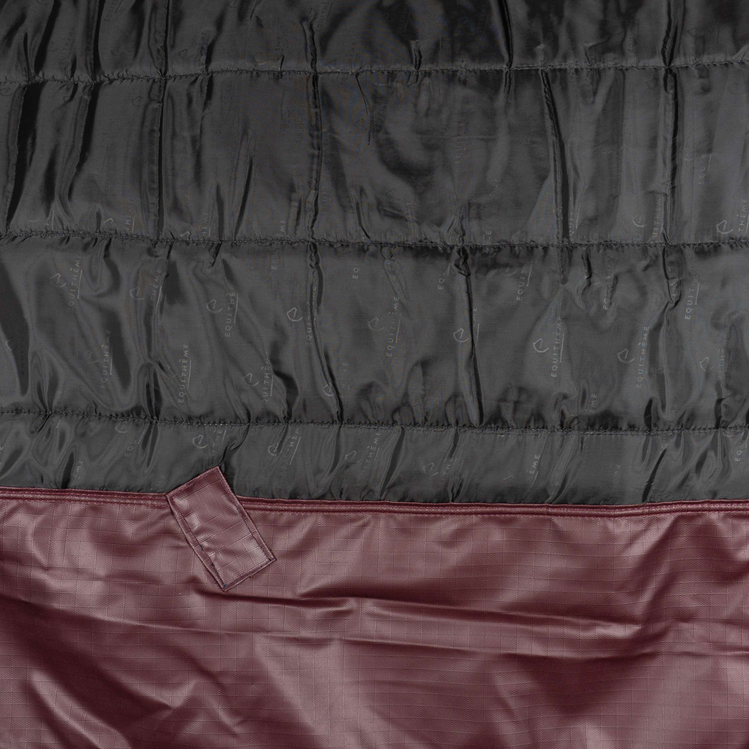 EQUITHÈME Couverture d'Extérieur Tyrex 1200D 150g Standard Bordeaux - Image 11
