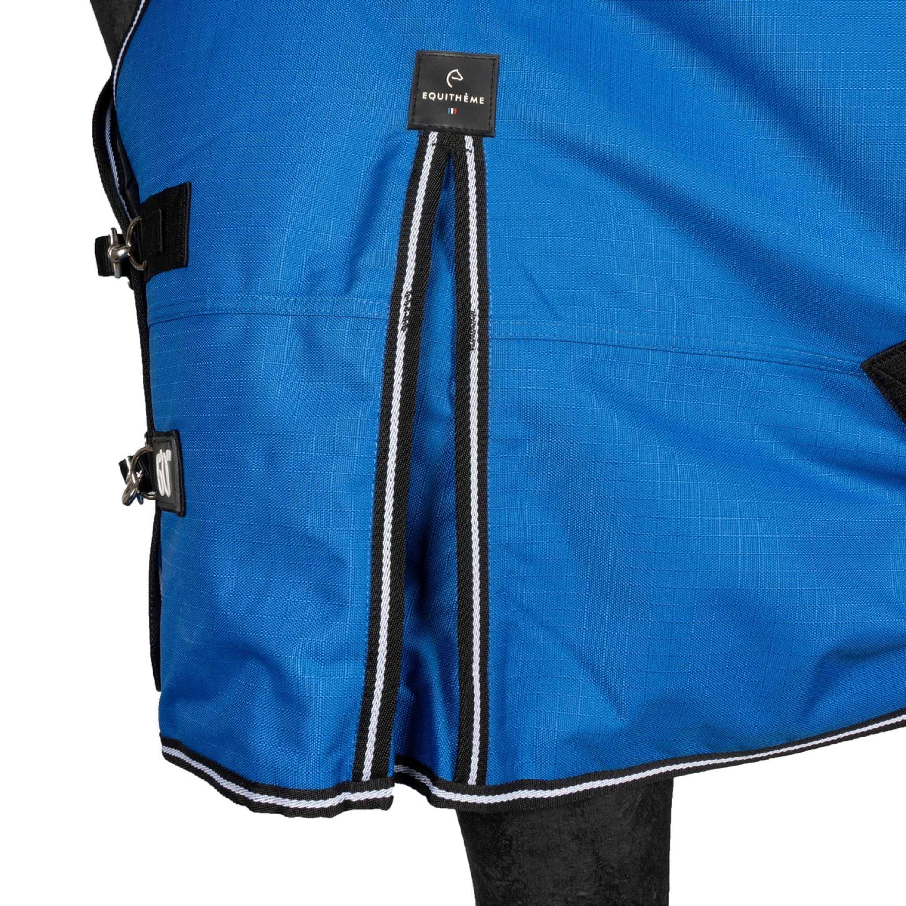 EQUITHÈME Couverture d'Extérieur Tyrex 1200D 300g Aisance High Neck Bleu Royal - Image 8