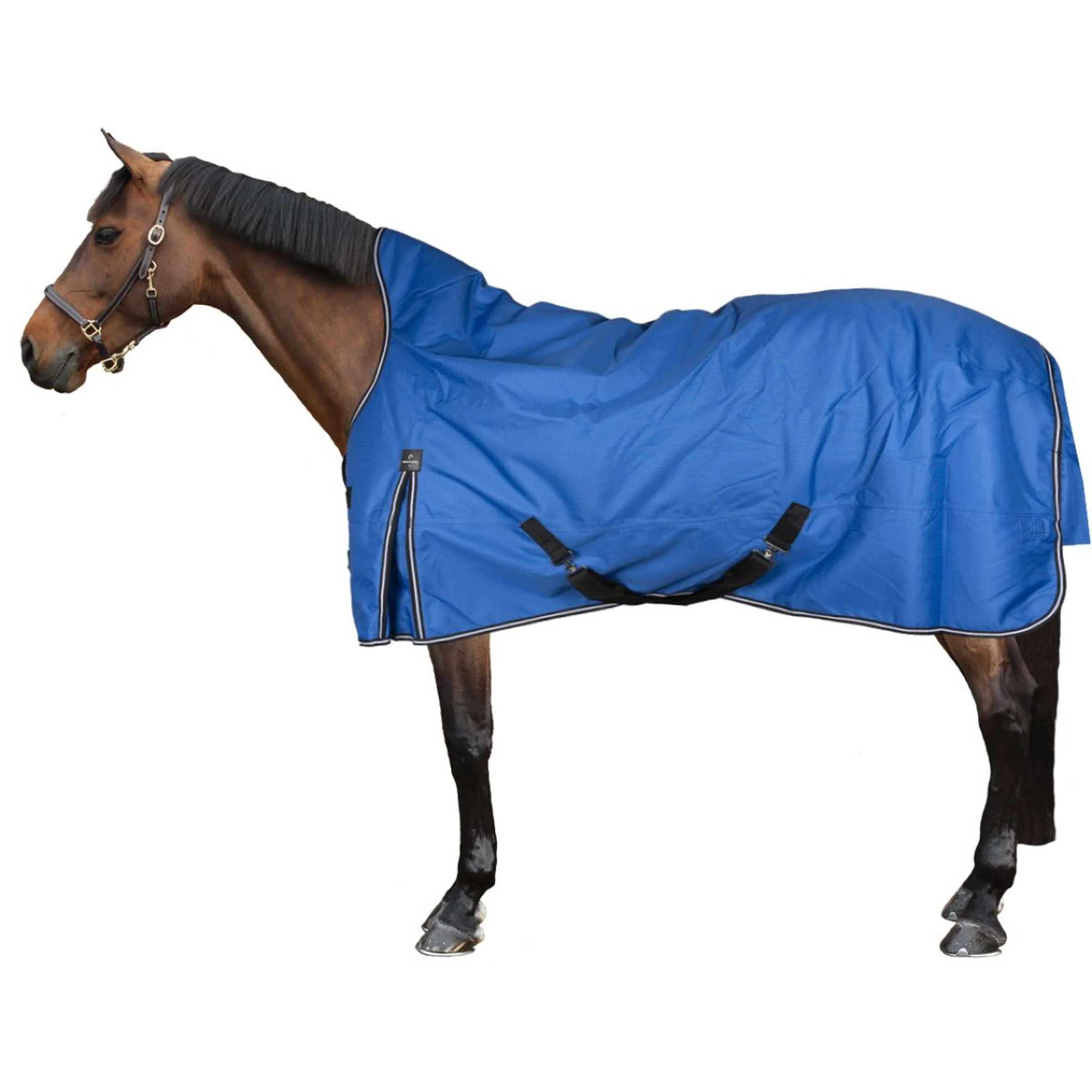 EQUITHÈME Couverture d'Extérieur Tyrex 1200D 50g Aisance High Neck Bleu Royal - Image 3