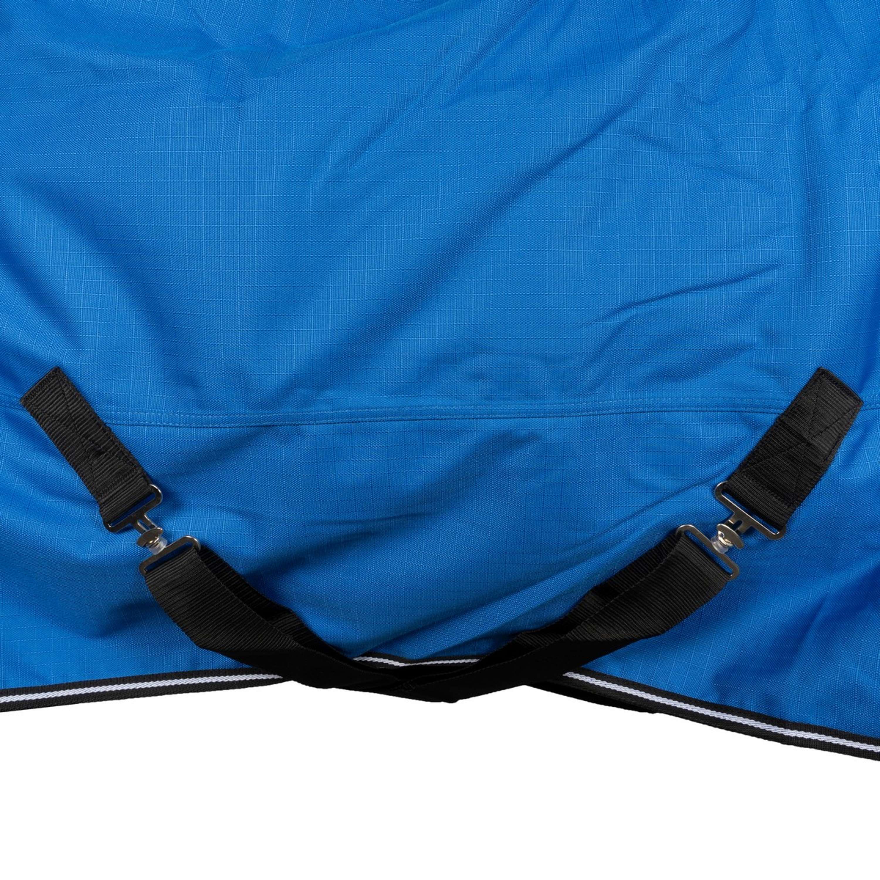 EQUITHÈME Couverture d'Extérieur Tyrex 1200D 50g Aisance High Neck Bleu Royal - Image 9