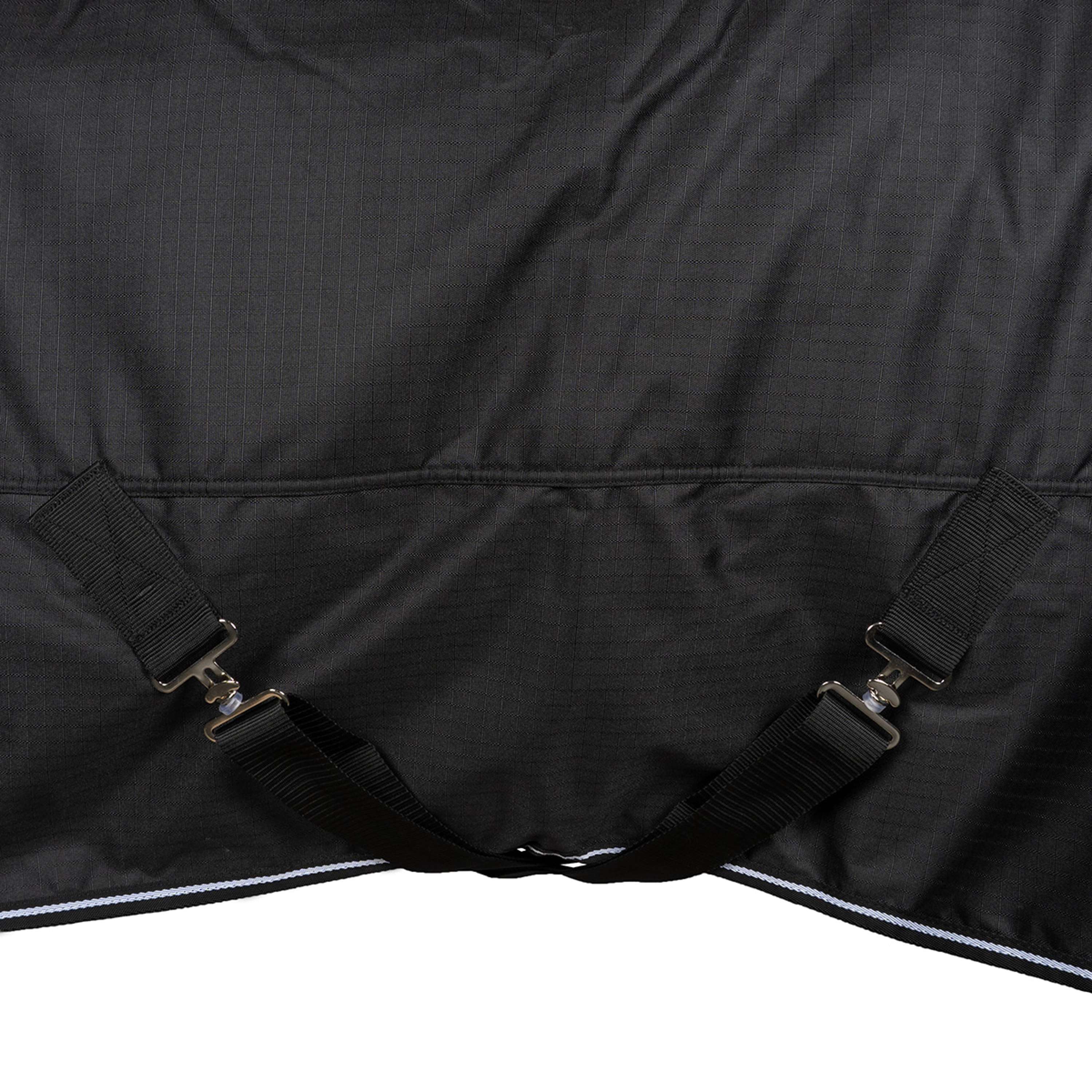 EQUITHÈME Couverture d'Extérieur Tyrex 600D Standard 150g Noir - Image 8