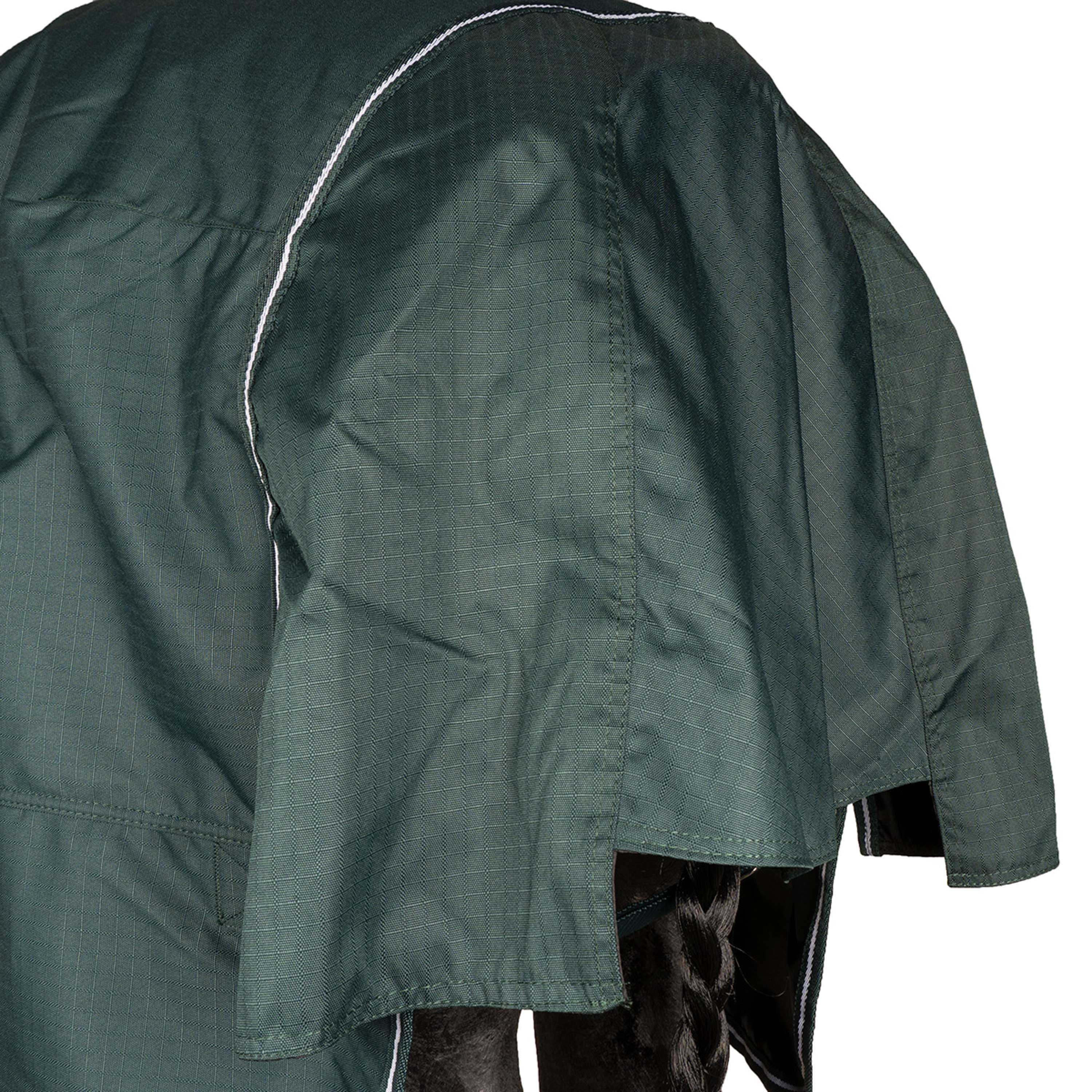EQUITHÈME Couverture d'Extérieur Tyrex 600D Standard 300g Vert - Image 8
