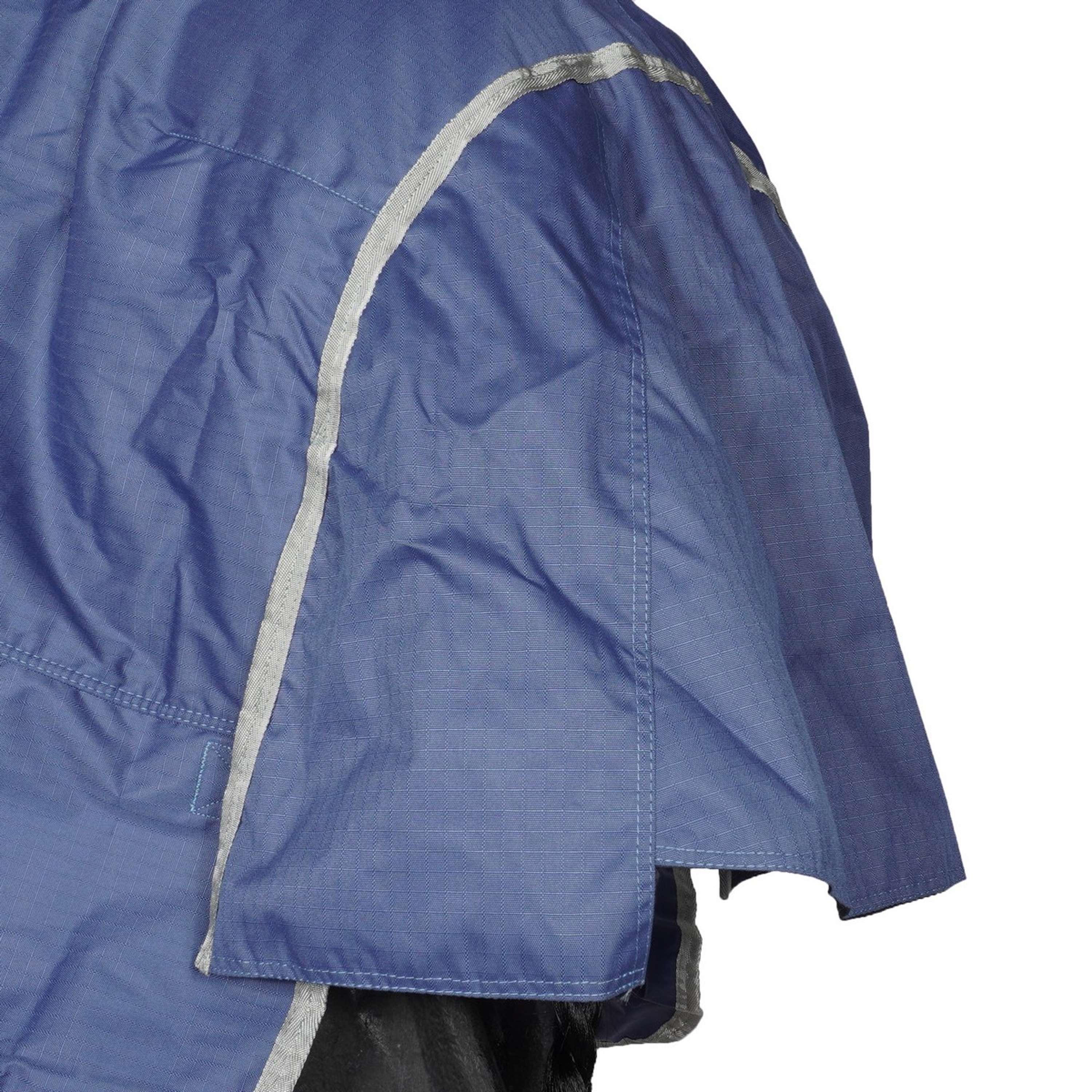 EQUITHÈME Couverture d'Extérieur Tyrex 600D 150g Recyclé Marin - Image 7