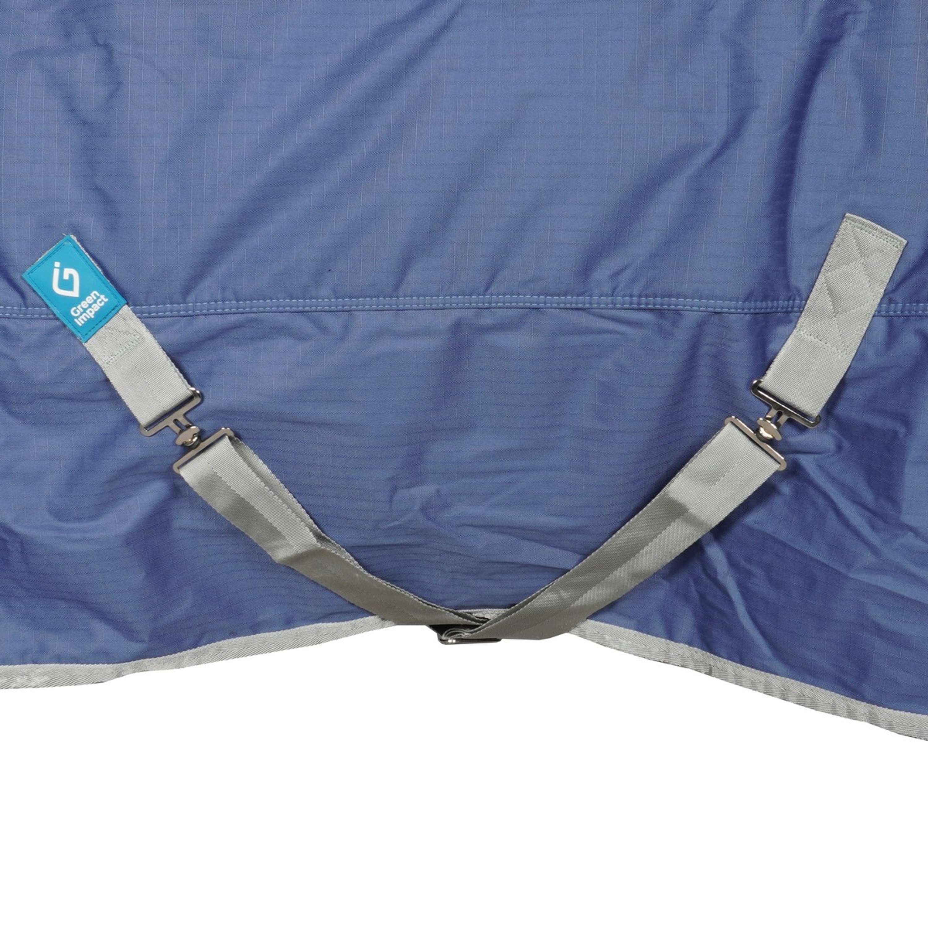 EQUITHÈME Couverture d'Extérieur Tyrex 600D 300g Recyclé Marin - Image 6
