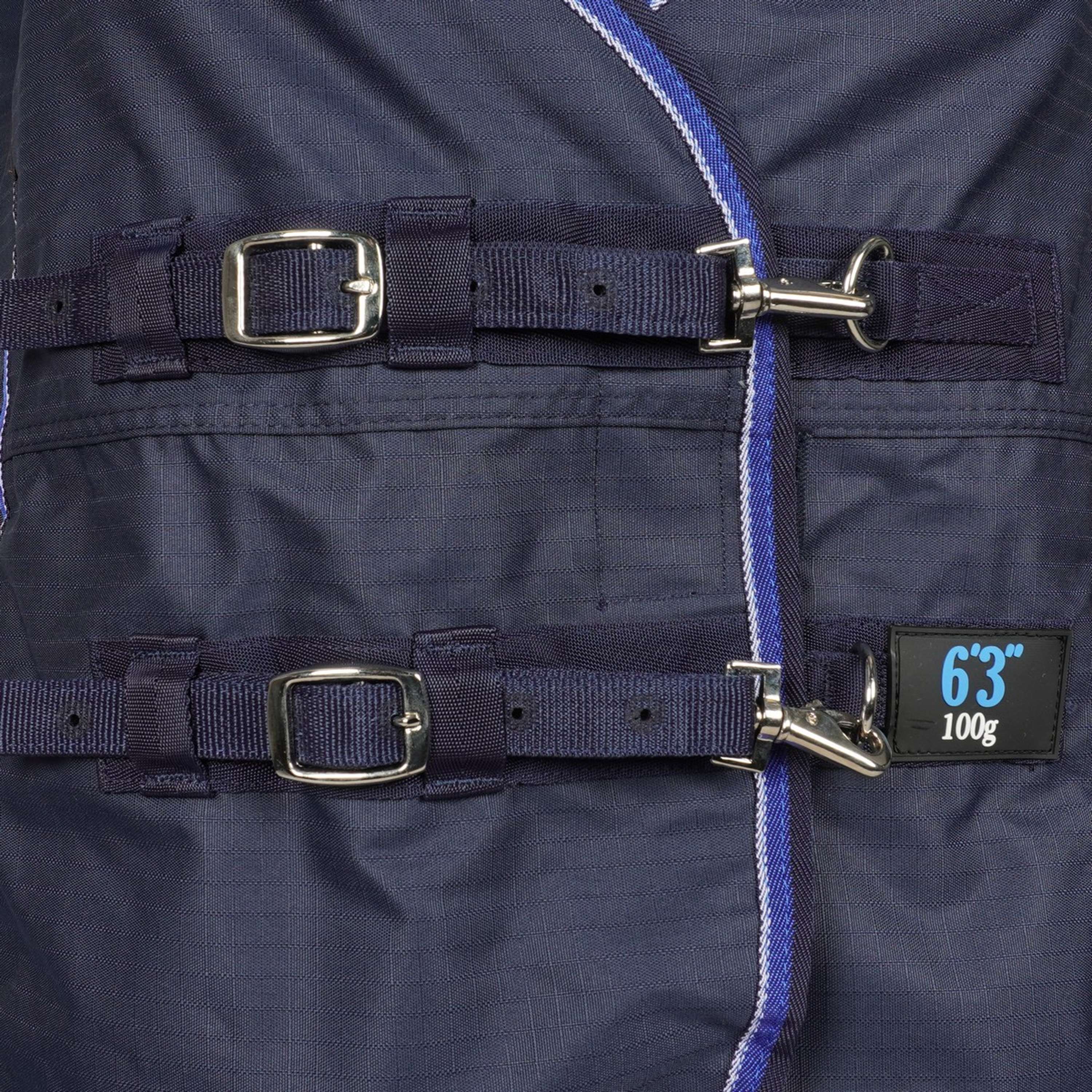 EQUITHÈME Couverture Imperméable Classic 1200D 50g Marin - Image 3