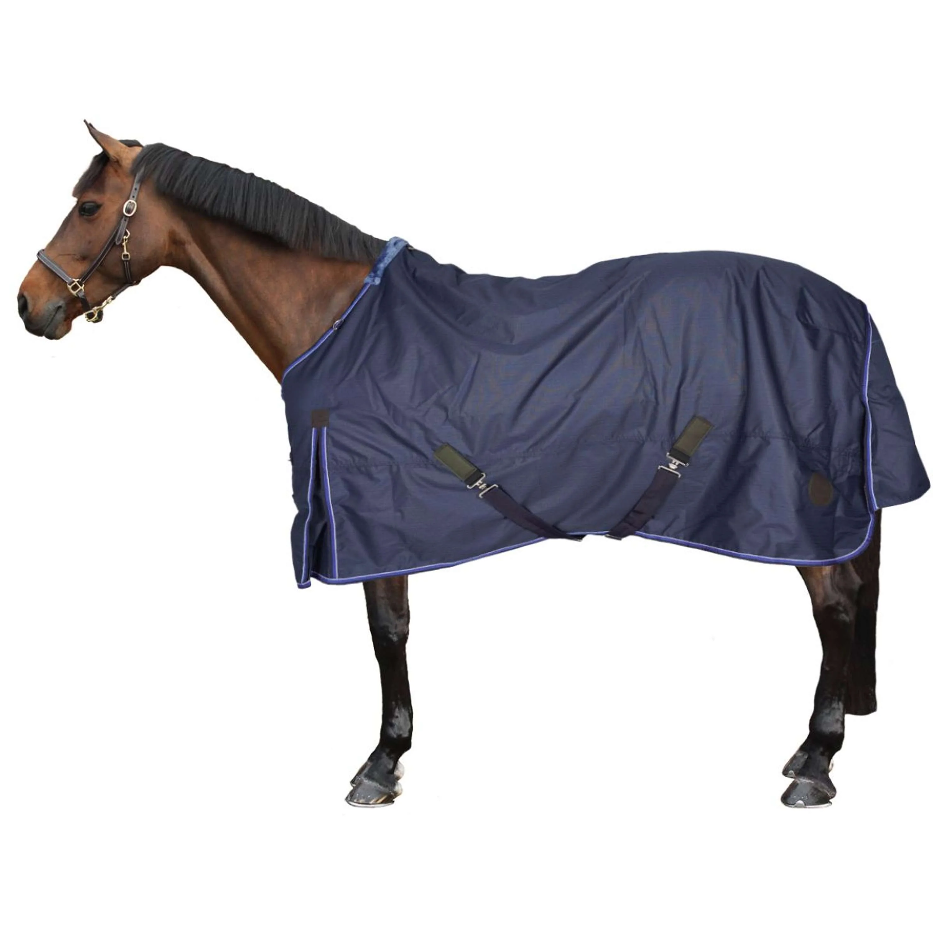 EQUITHÈME Couverture Imperméable Classic 600D 0g Marin - Image 2