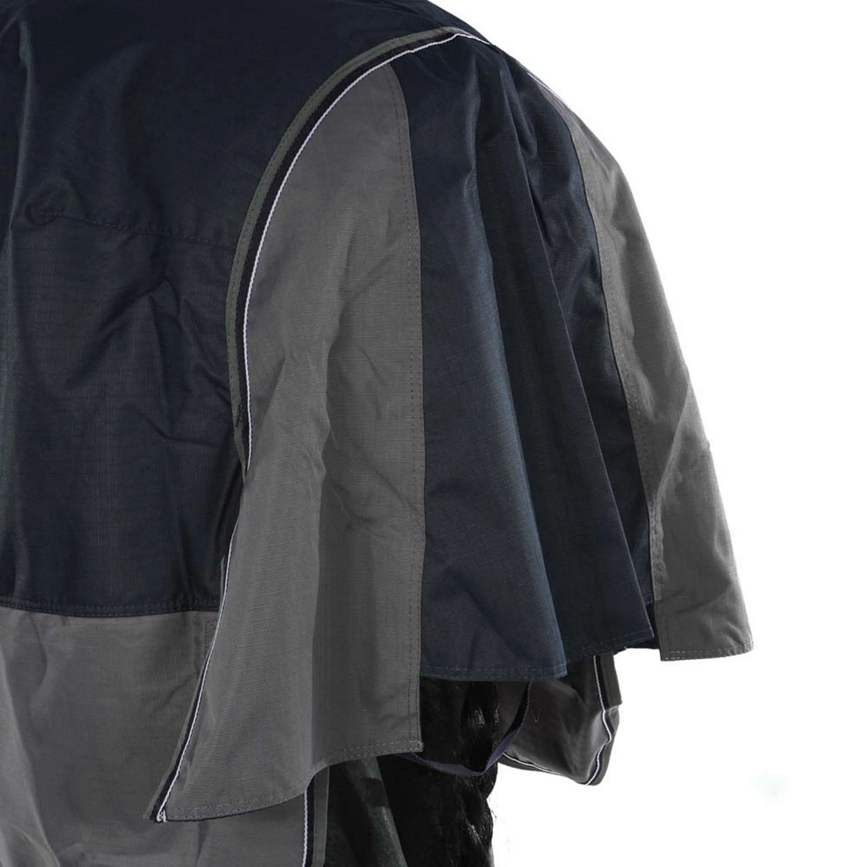 EQUITHÈME Couverture Imperméable Tyrex 600D 50g Marine/Gris Dots - Image 10