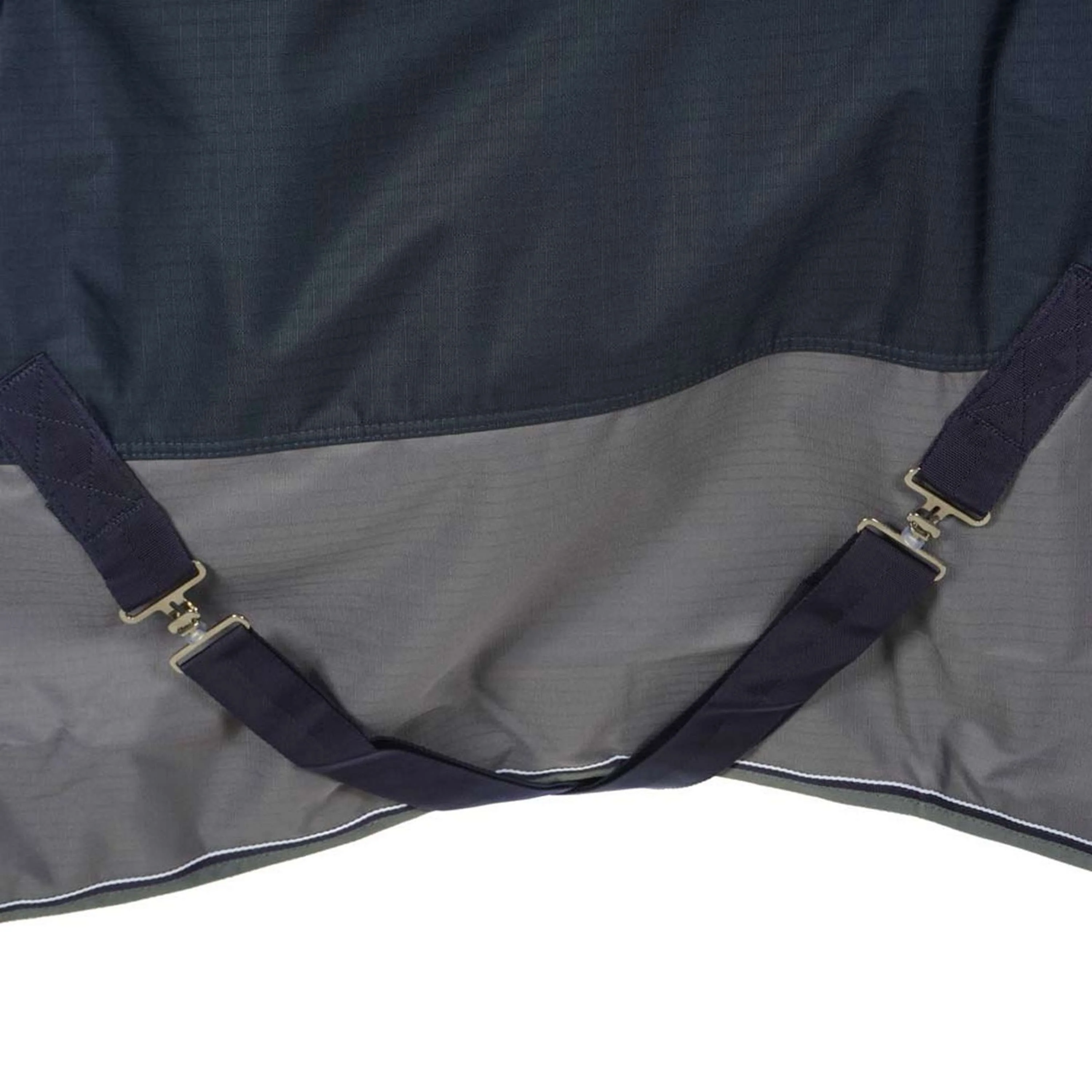 EQUITHÈME Couverture Imperméable Tyrex 600D 50g Marine/Gris Dots - Image 8