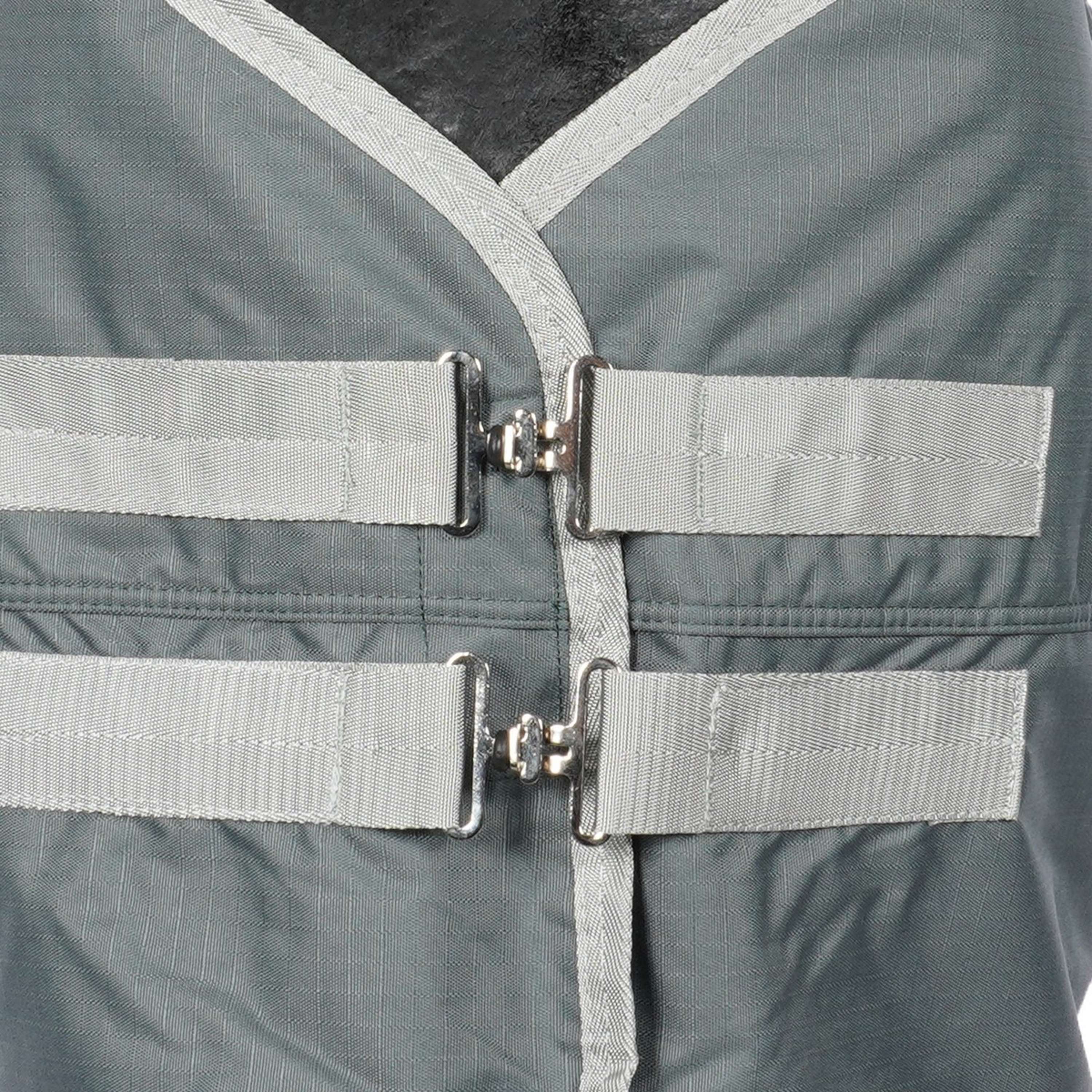 EQUITHÈME Couverture Imperméable Tyrex 600D Recyclé 0g Vert - Image 3