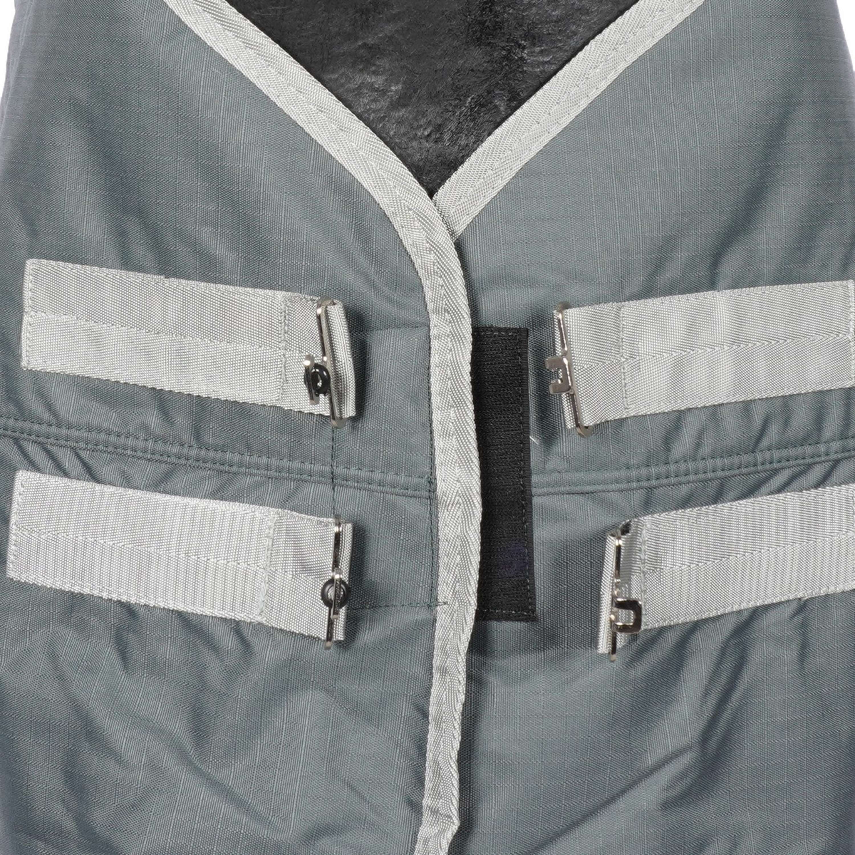EQUITHÈME Couverture Imperméable Tyrex 600D Recyclé 0g Vert - Image 4