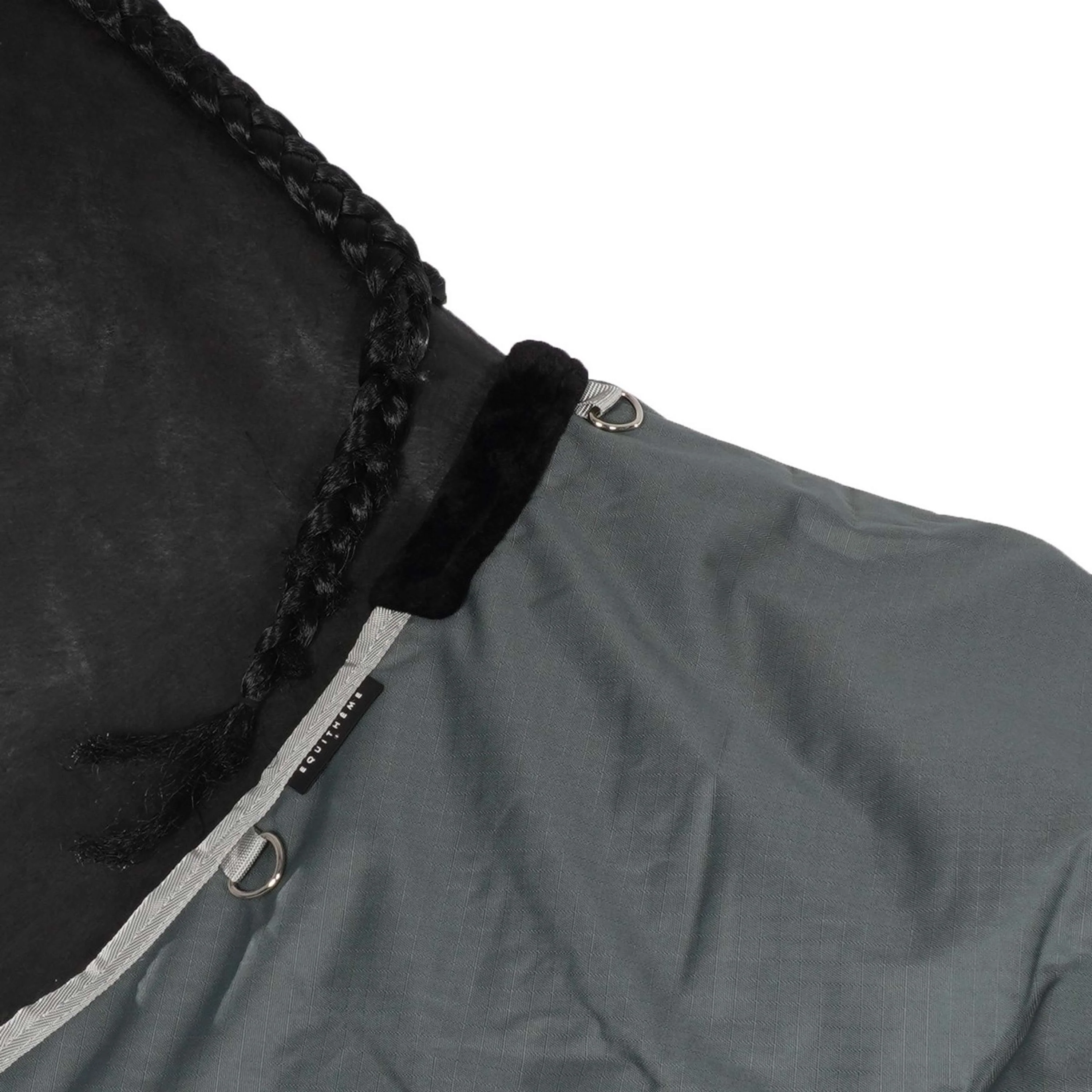 EQUITHÈME Couverture Imperméable Tyrex 600D Recyclé 0g Vert - Image 5