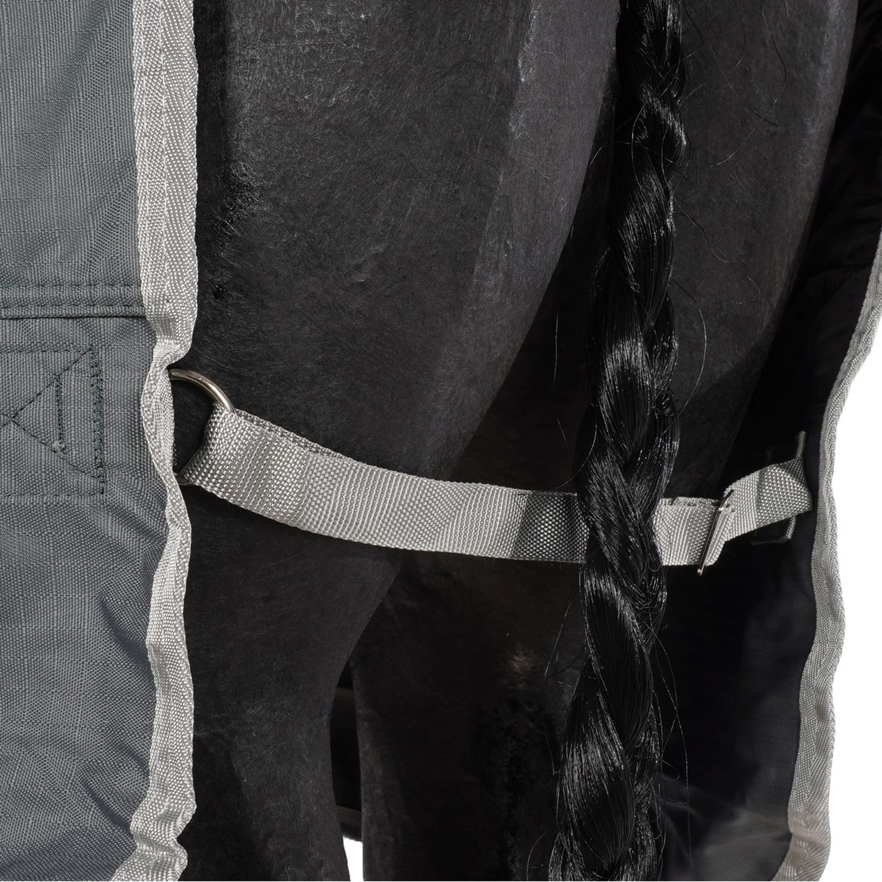 EQUITHÈME Couverture Imperméable Tyrex 600D Recyclé 0g Vert - Image 7