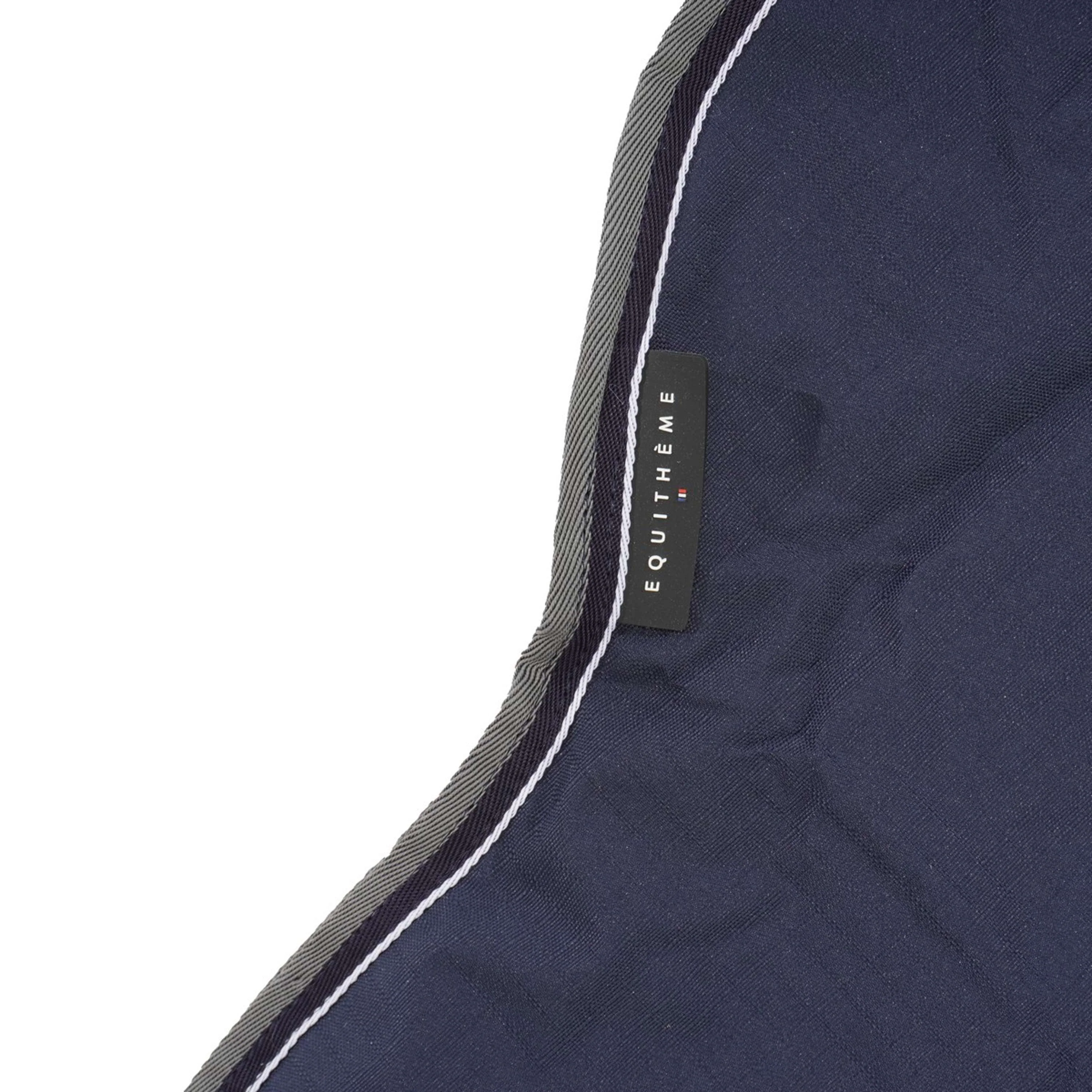 EQUITHÈME Couvre-Cou Tyrex 600D 200g Marine/Gris Dots - Image 3