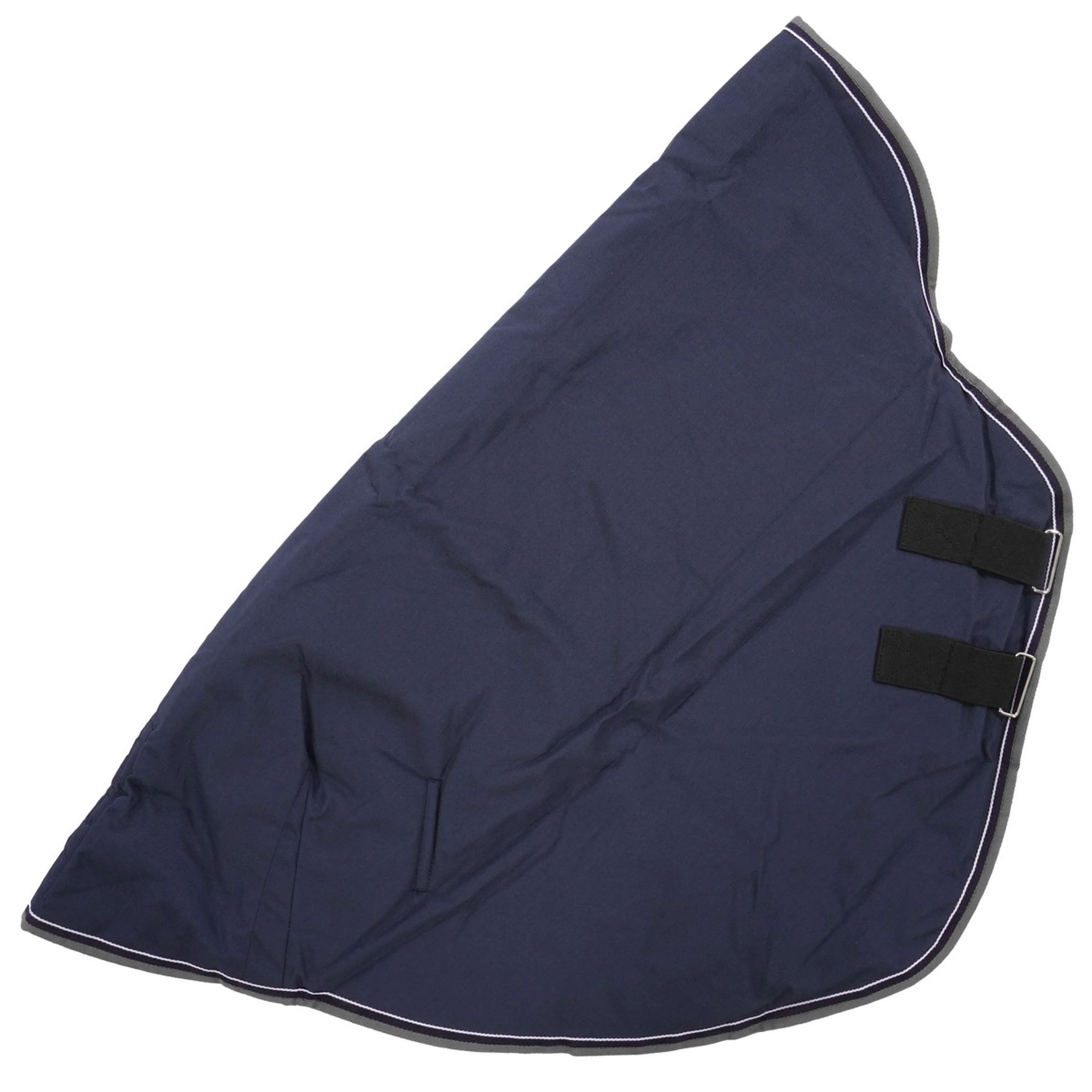 EQUITHÈME Couvre-Cou Tyrex 600D 200g Marine/Gris Dots - Image 4