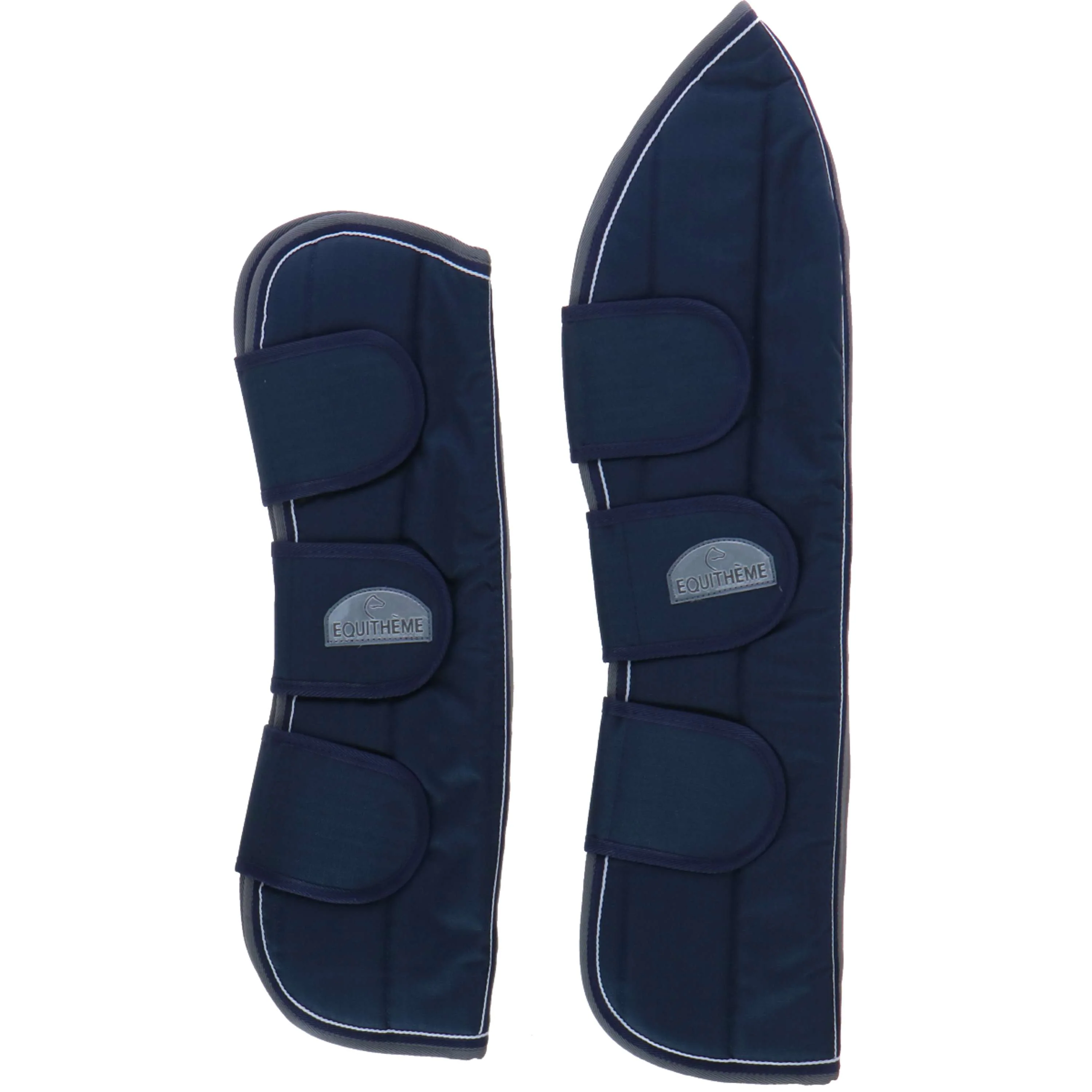 EQUITHÈME Guêtres de Transport Tyrex 600D Marine/Gris Dots - Image 3