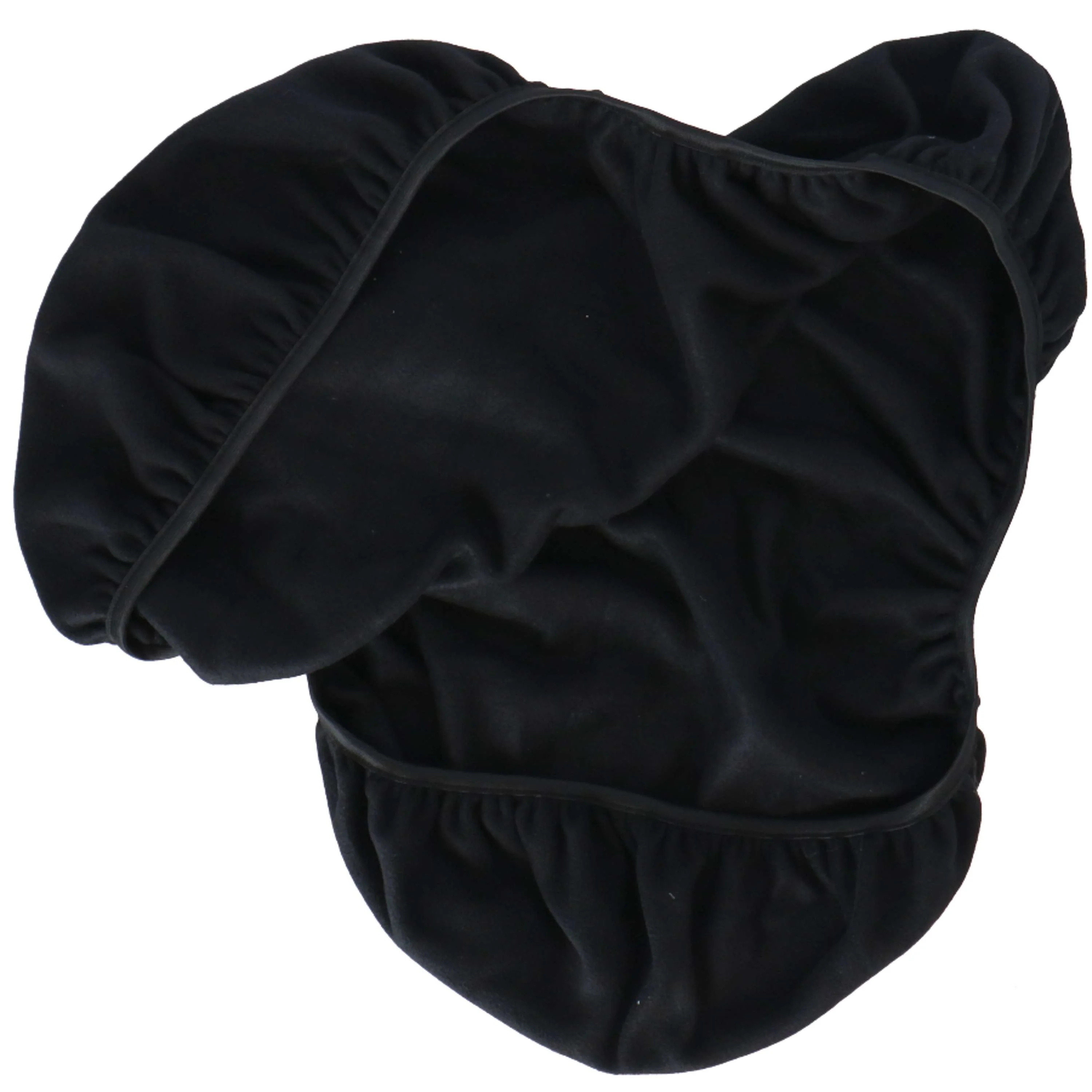 EQUITHÈME Housse de Selle Fleece Polaire Noir - Image 3