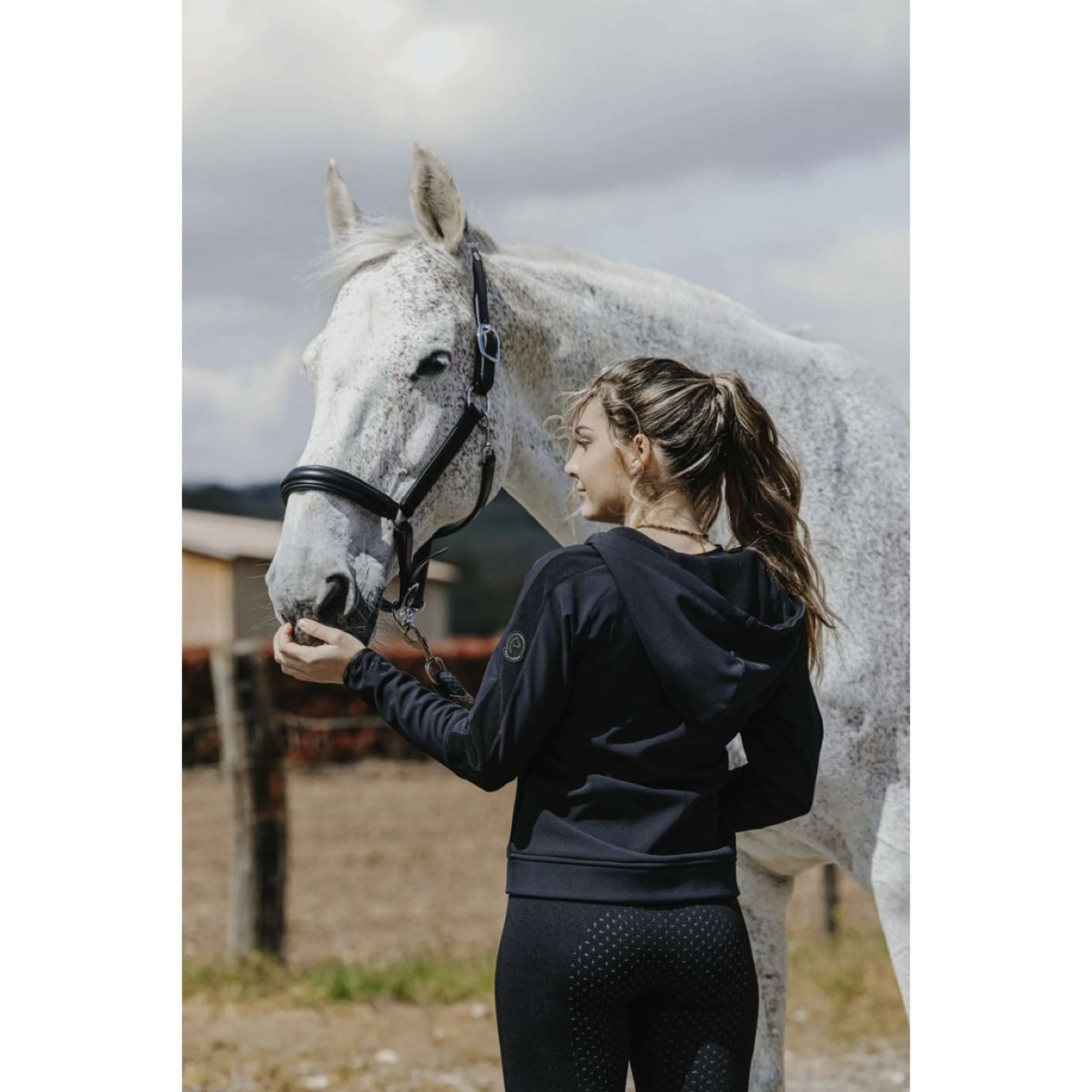 EQUITHÈME Legging d'Équitation Acacia Noir - Image 4