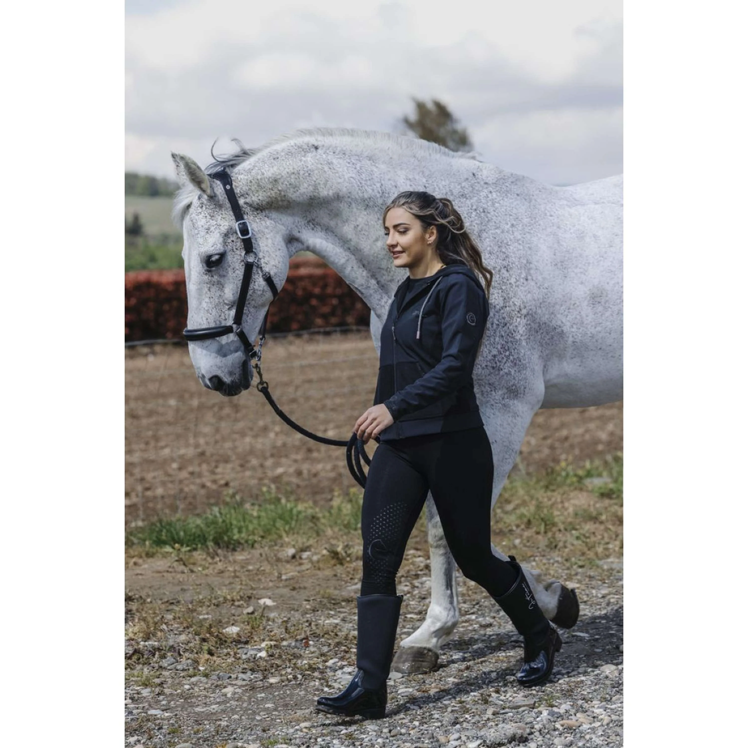 EQUITHÈME Legging d'Équitation Acacia Noir - Image 5