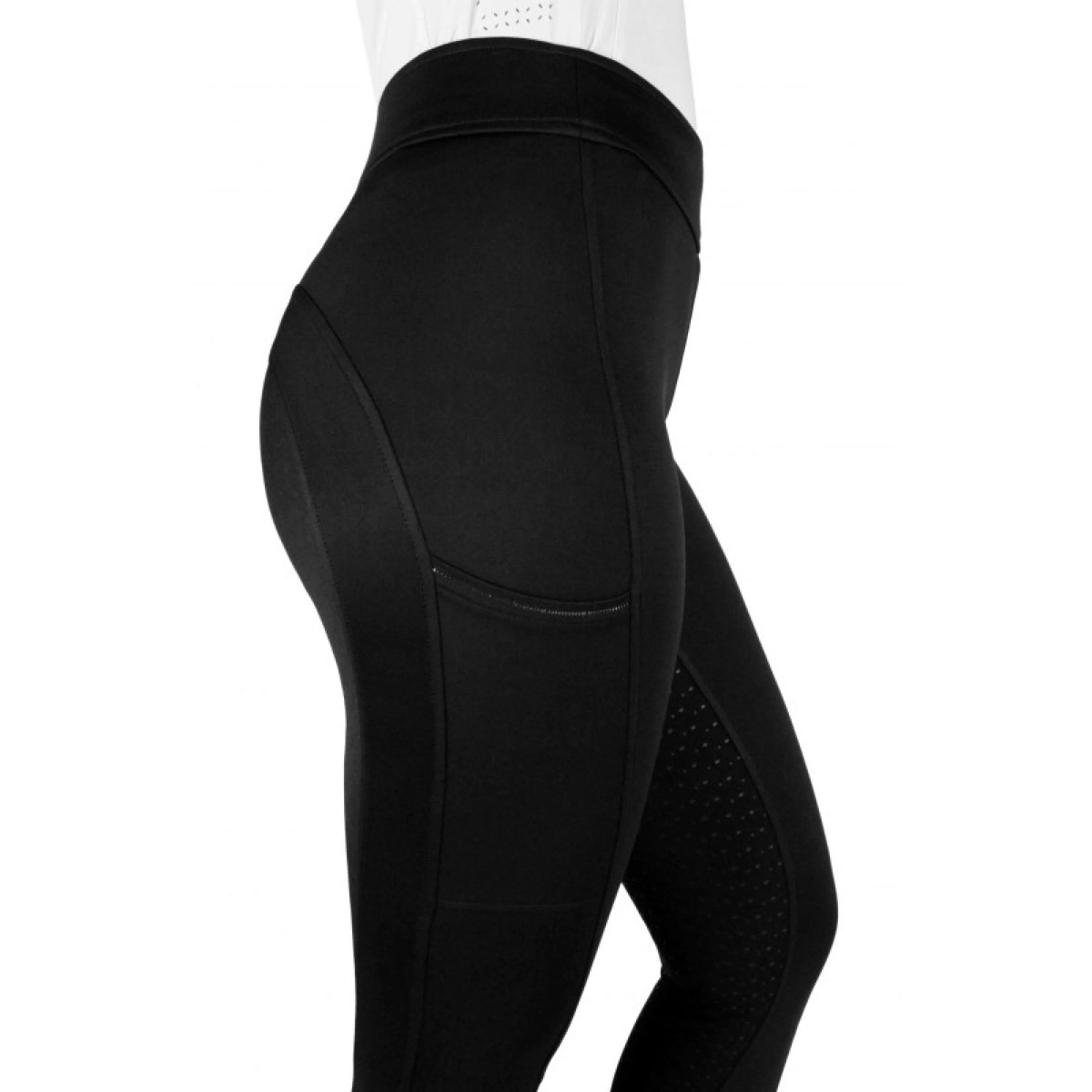 EQUITHÈME Legging d'Équitation Birdy Full Grip Noir - Image 7