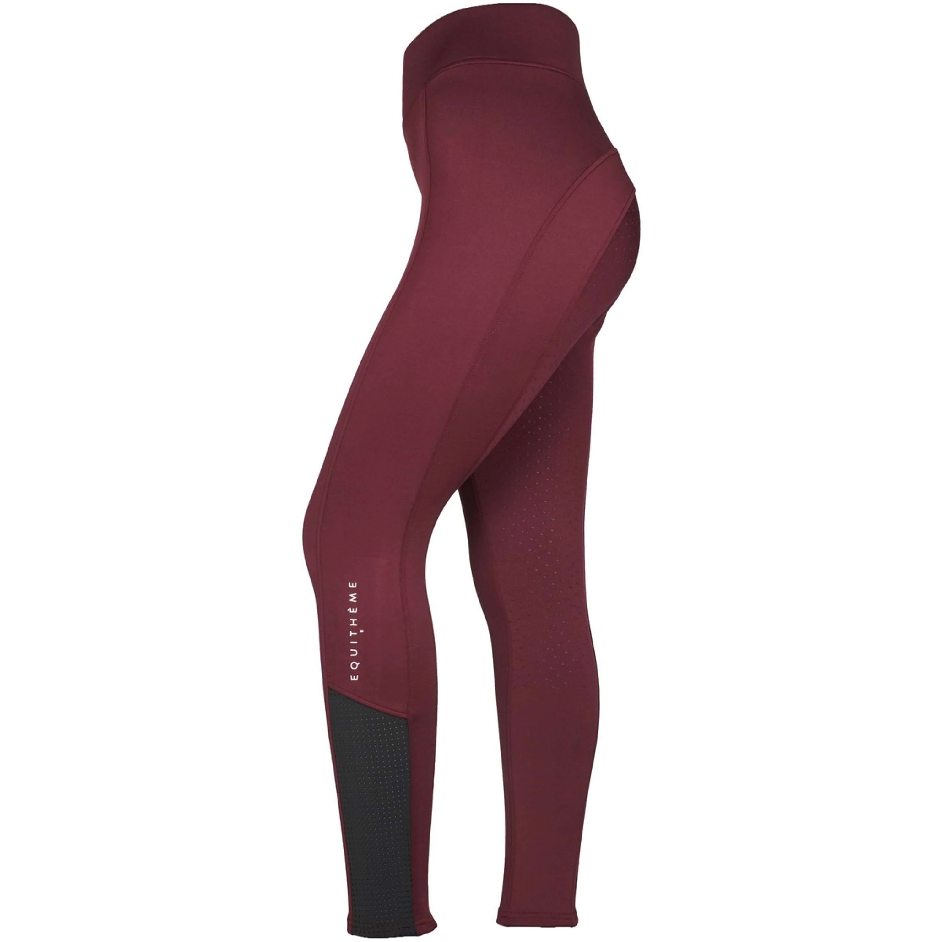 EQUITHÈME Legging d'Équitation Brigitte Bordeaux - Image 2