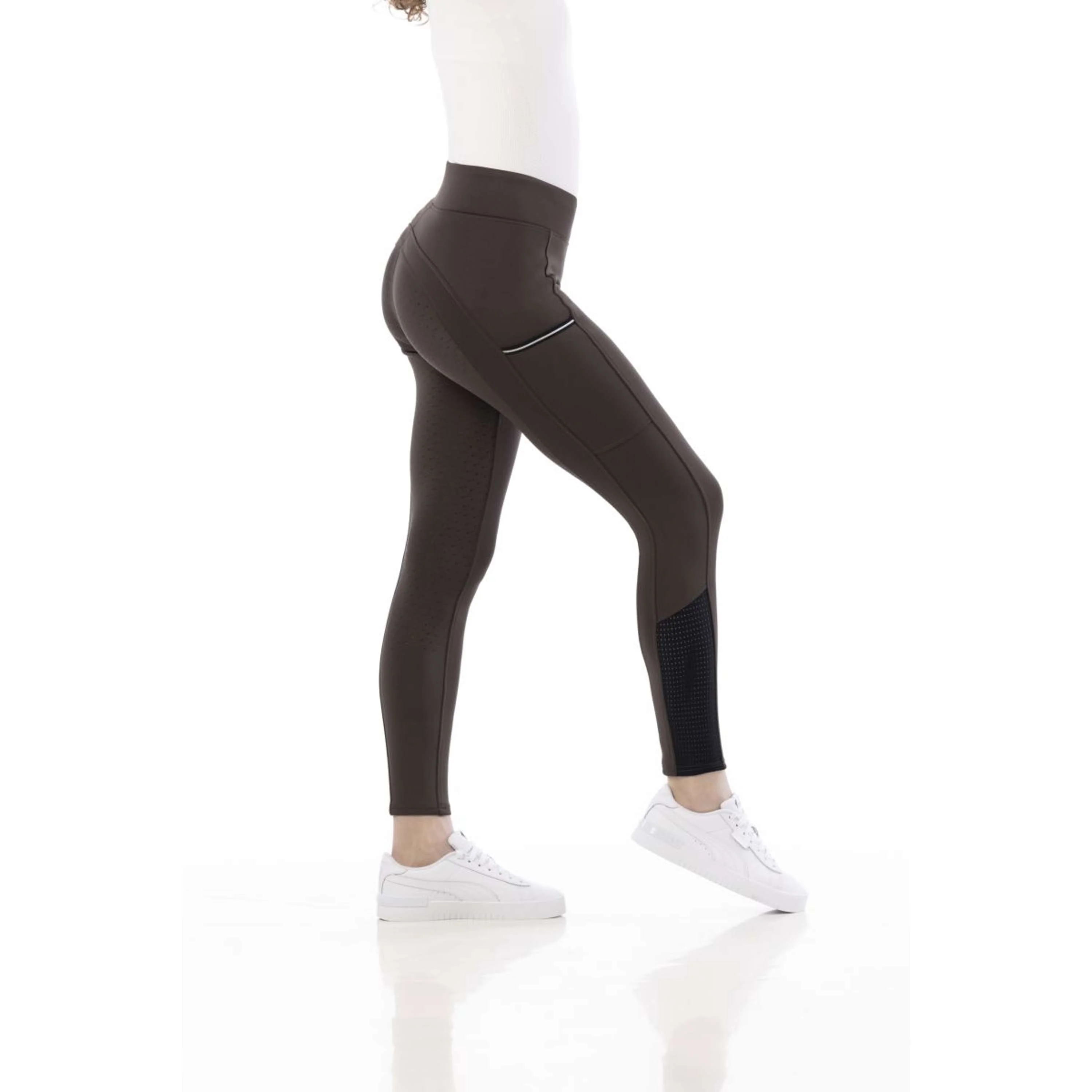 EQUITHÈME Legging d'Équitation Brigitte Châtaigne - Image 6